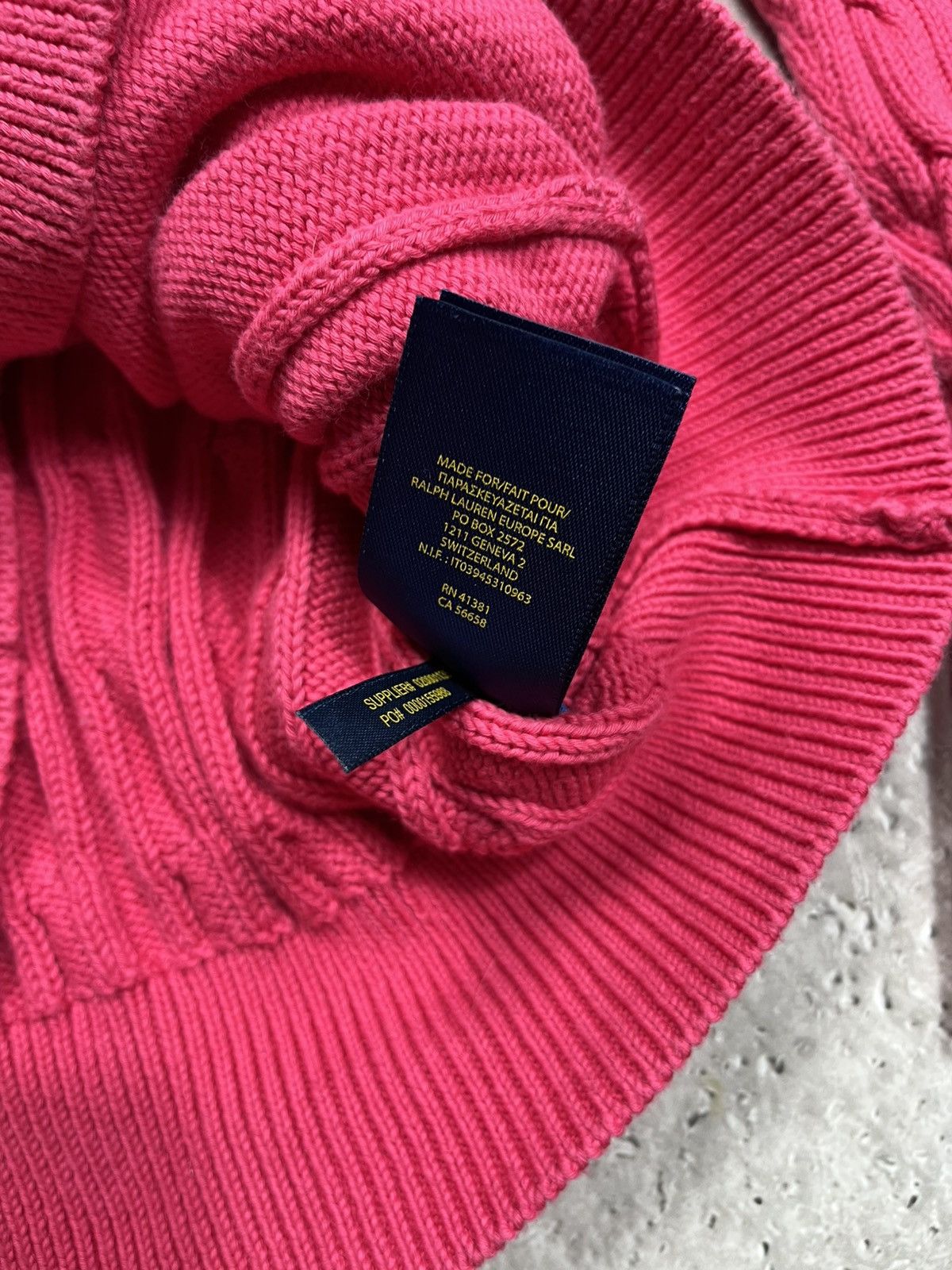 Polo Ralph Lauren Polo Ralph Lauren Cable Knit Cardigan Pink Button Up Size S Size S / US 4 / IT 40 - 8 Thumbnail