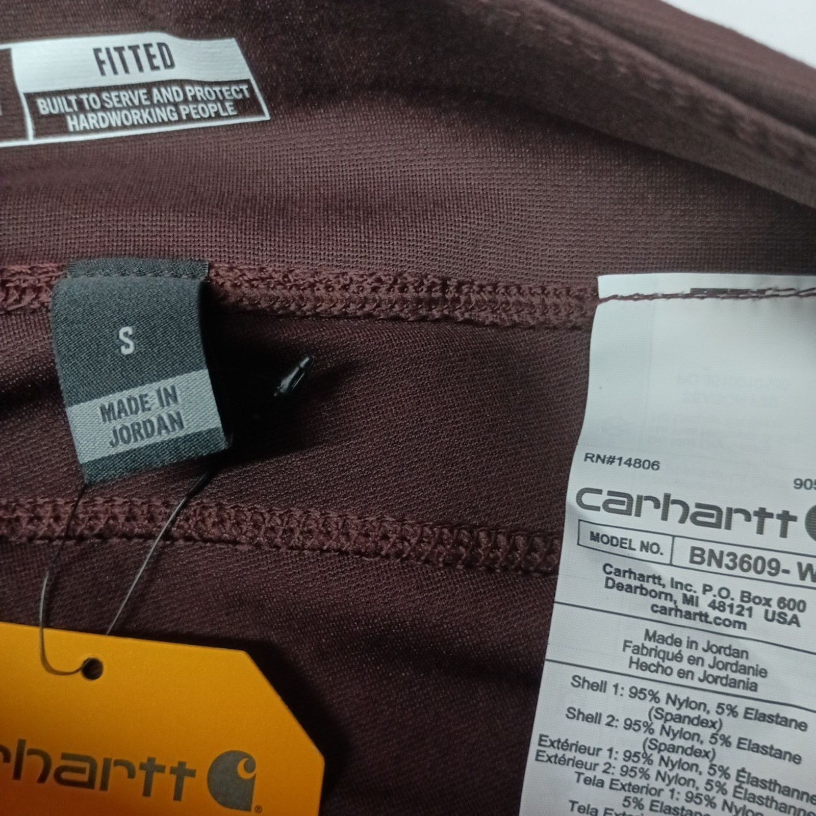 Carhartt Carhartt Women’s Leggings Lightweight Size S Blackberry Size 29" - 5 Thumbnail