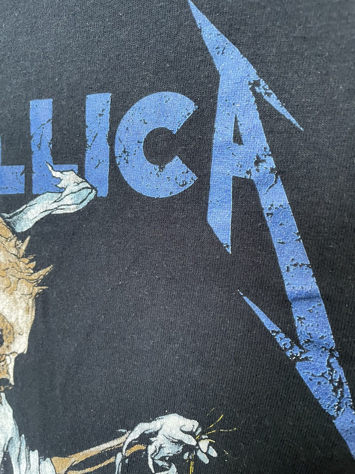 Band Tees Vintage Metallica Justice Tour Tee Band 90s Rock Black Size US S / EU 44-46 / 1 - 5 Thumbnail