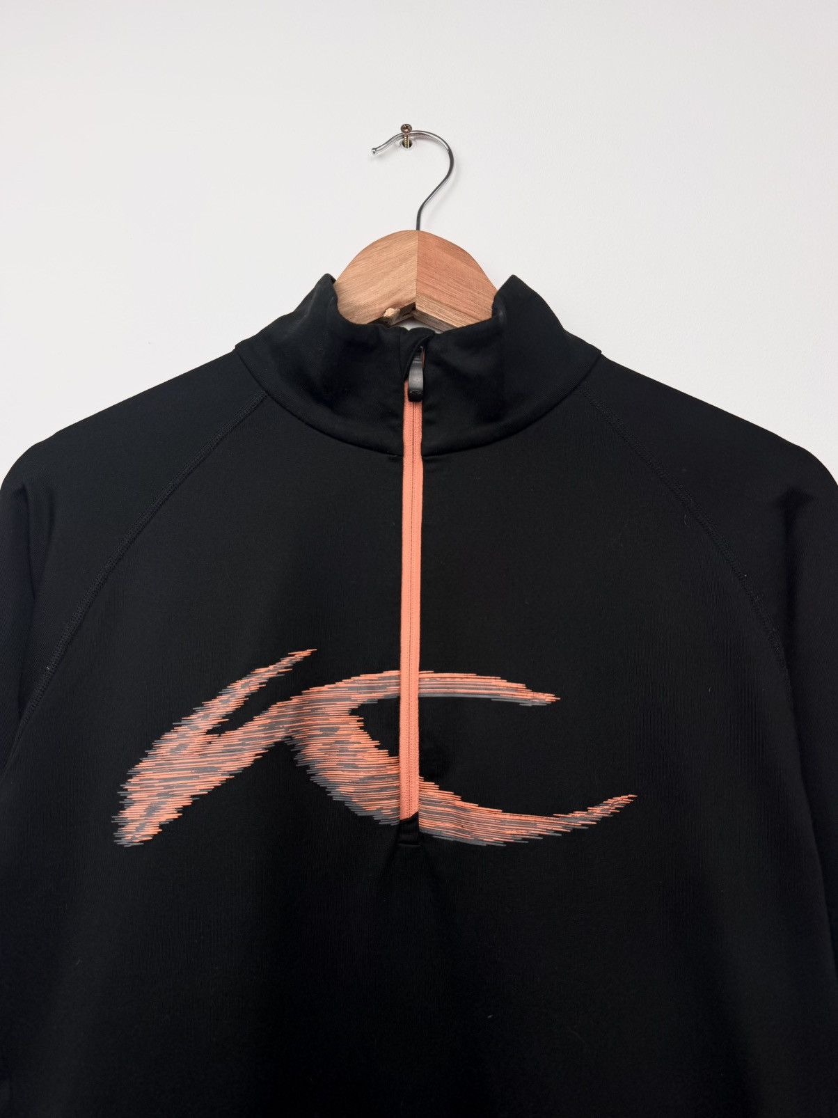 KJUS Kjus Men Thermal Half Zip Sweater Black Orange Size L Size US L / EU 52-54 / 3 - 2 Thumbnail