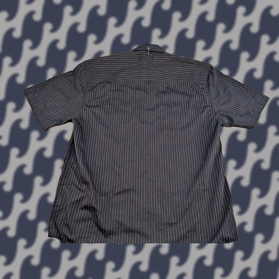 Vintage VINTAGE Vision Street Wear Shirt Mens Button-Up Short Sleeve Striped Size M Black Cotton Polyester Canvas Button-Up Mens Size US M / EU 48-50 / 2 - 1 Thumbnail