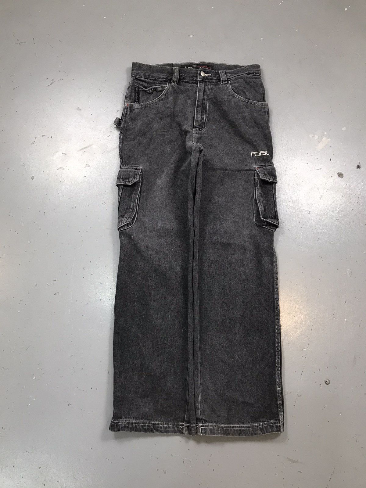 Fubu × Vintage Rare vintage Fubu the collection loose fit cargo denim Size US 32 / EU 48 - 1 Thumbnail