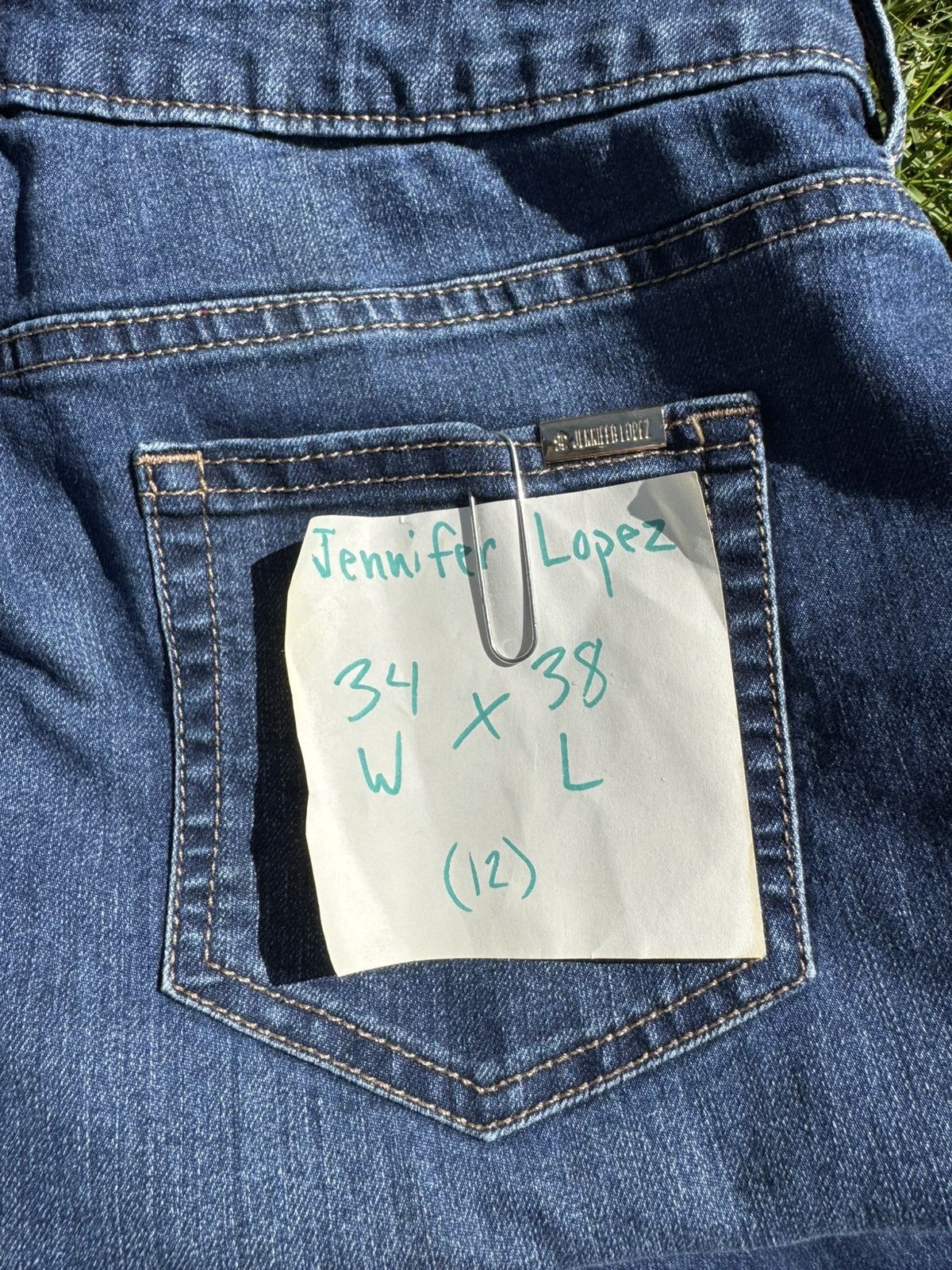 Jennifer Lopez Jennifer Lopez Skinny Jeans Size 34" / US 12 / IT 48 - 3 Thumbnail