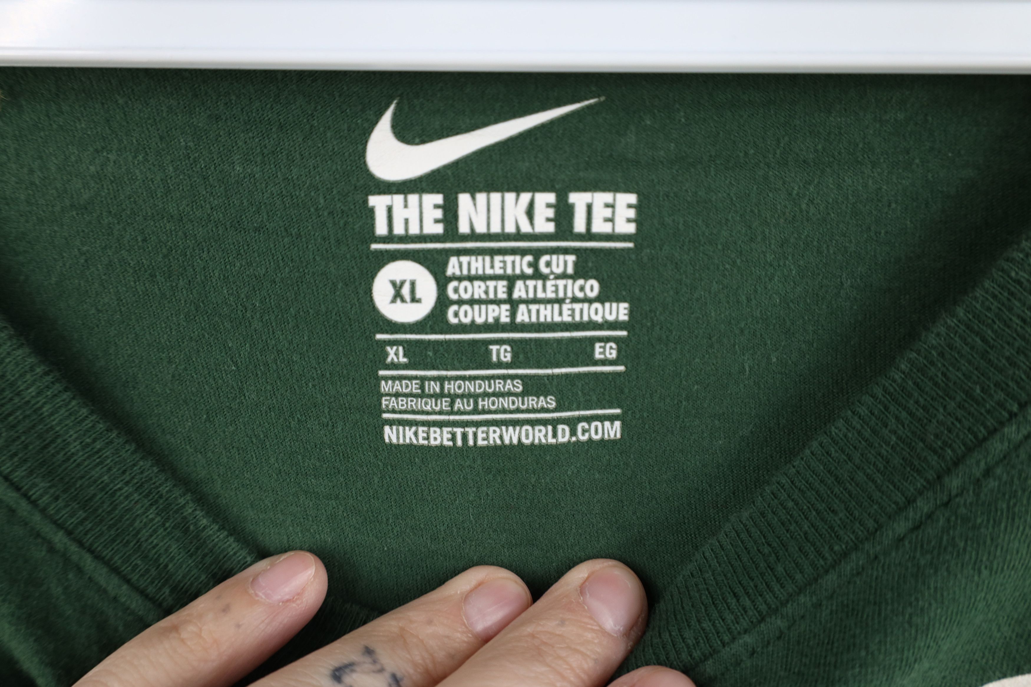 Nike Nike Michigan State University Long Sleeve T-Shirt Green Size US XL / EU 56 / 4 - 10 Thumbnail