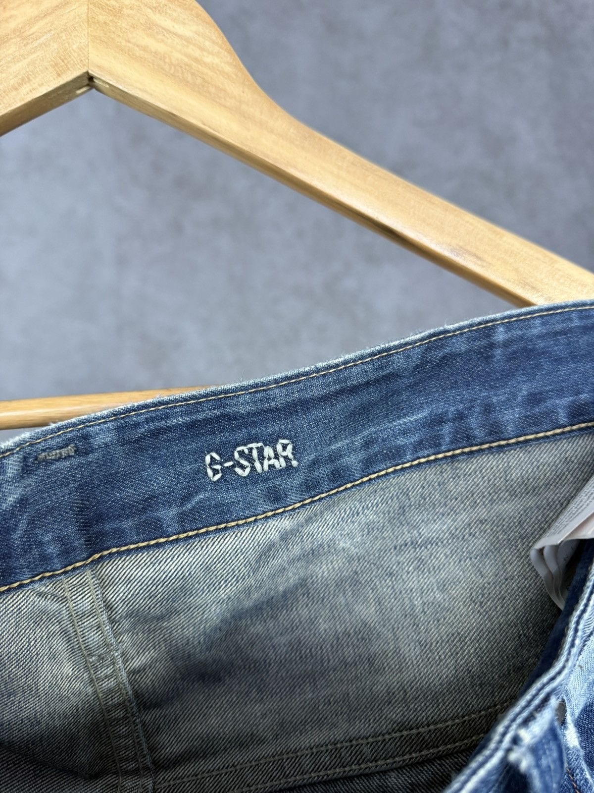 G-Star G Star Raw designer distressed denim asymmetric jeans Size US 33 - 5 Thumbnail