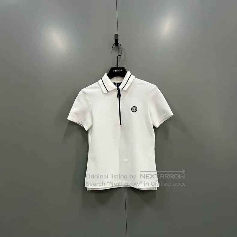 Louis Vuitton Louis Vuitton White logo short sleeve polo shirt Size US S / EU 44-46 / 1 - 1 Thumbnail