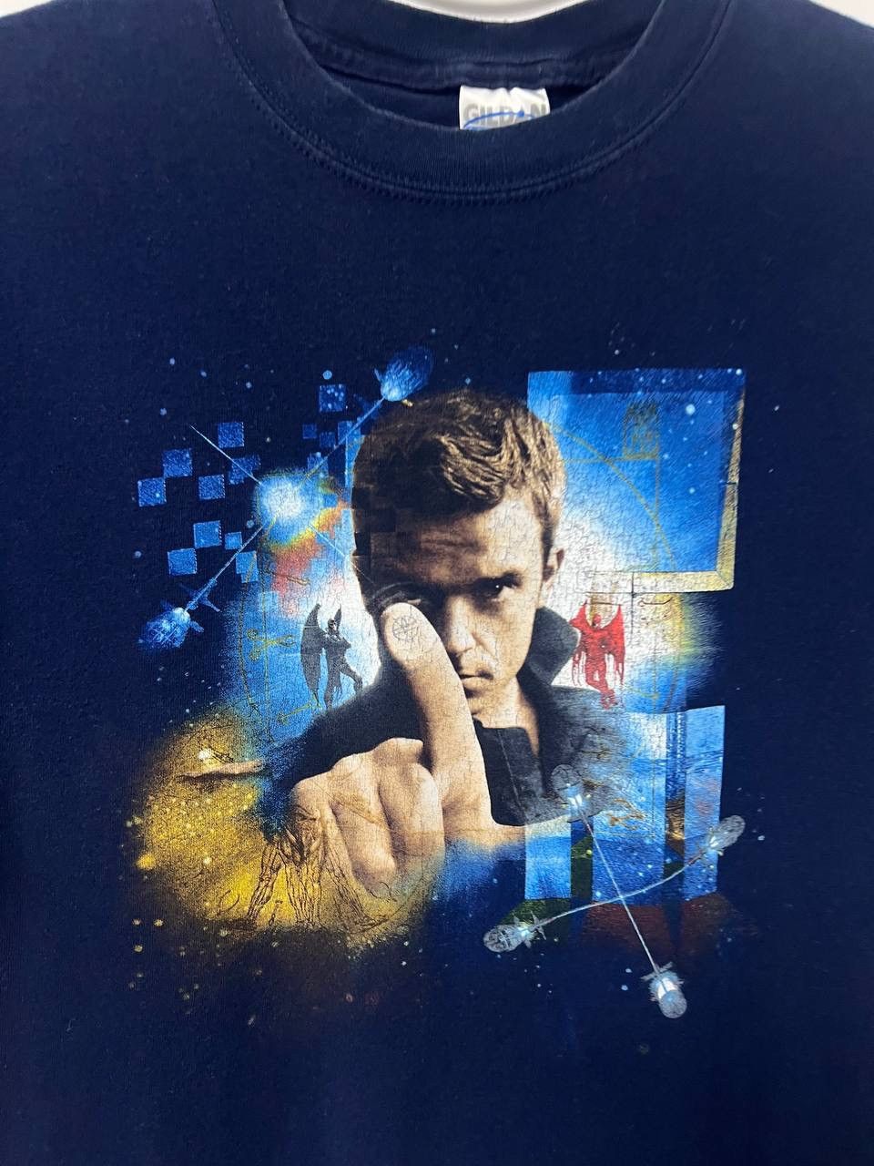 Gildan Vintage 2000s Robbie Williams T shirt Gildan GB Singer M Size US M / EU 48-50 / 2 - 8 Thumbnail
