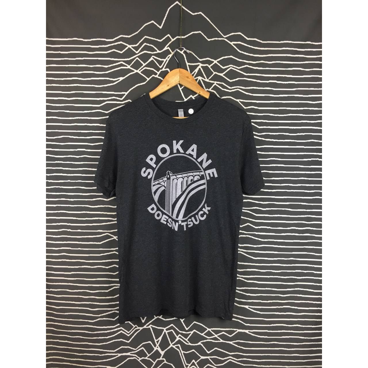 Vintage Spokane Washington Spokane Doesn't Suck Graphic Art Tee Size US M / EU 48-50 / 2 - 2 Thumbnail
