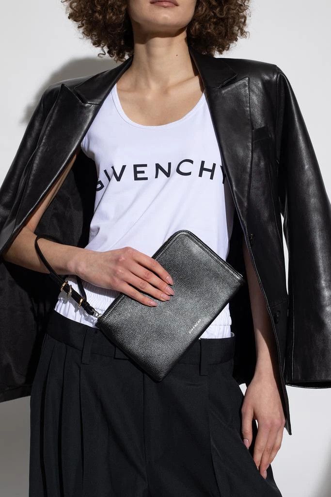 Givenchy o1srvl11e1224 Size: OS/Voyou Zipped Clutch in Black Size ONE SIZE - 5 Thumbnail