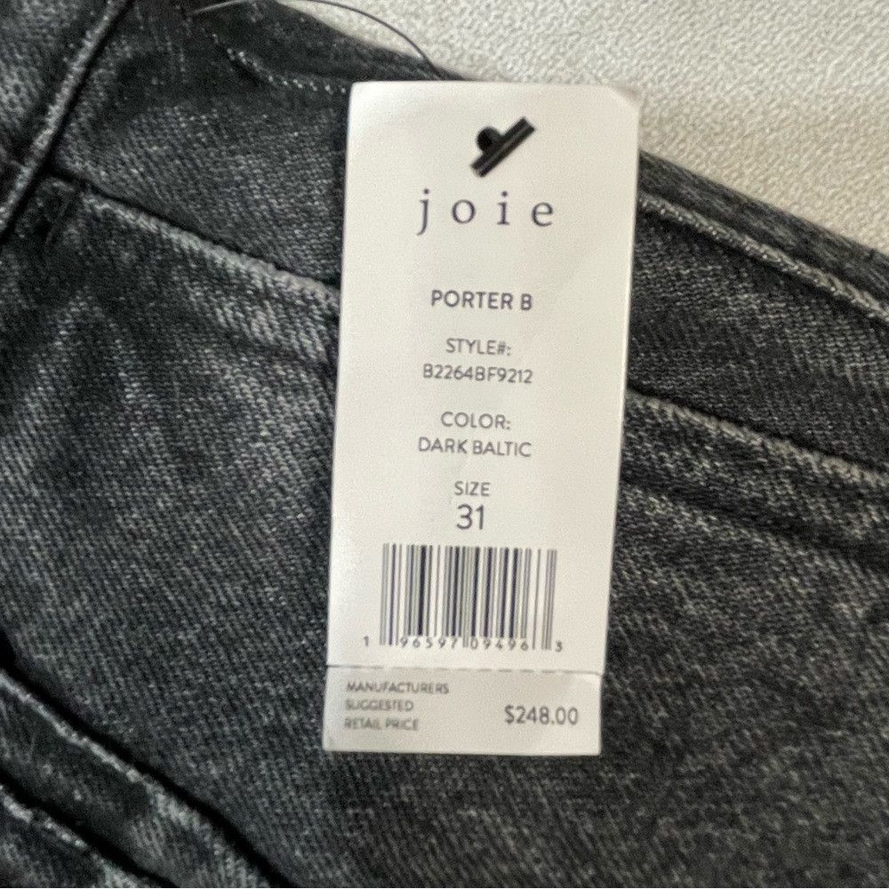 Joie NWT New $248 Joie NEW Joie Porter B Wide Leg Cropped High W Size 31" - 6 Thumbnail