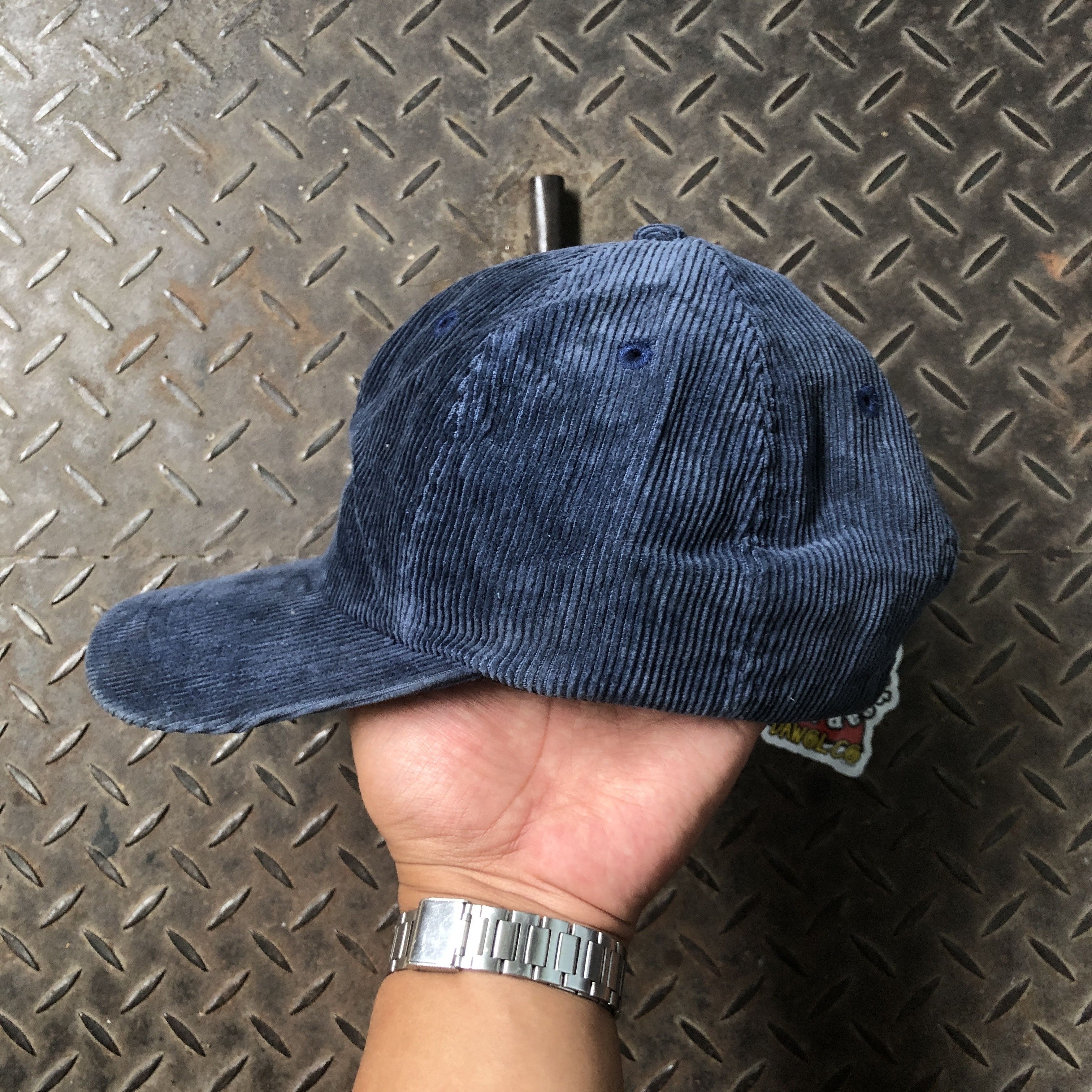 Polo Ralph Lauren 🔥RARE🔥Vintage 80's Polo Ralph Lauren Corduroy Navy Hat Size ONE SIZE - 5 Thumbnail