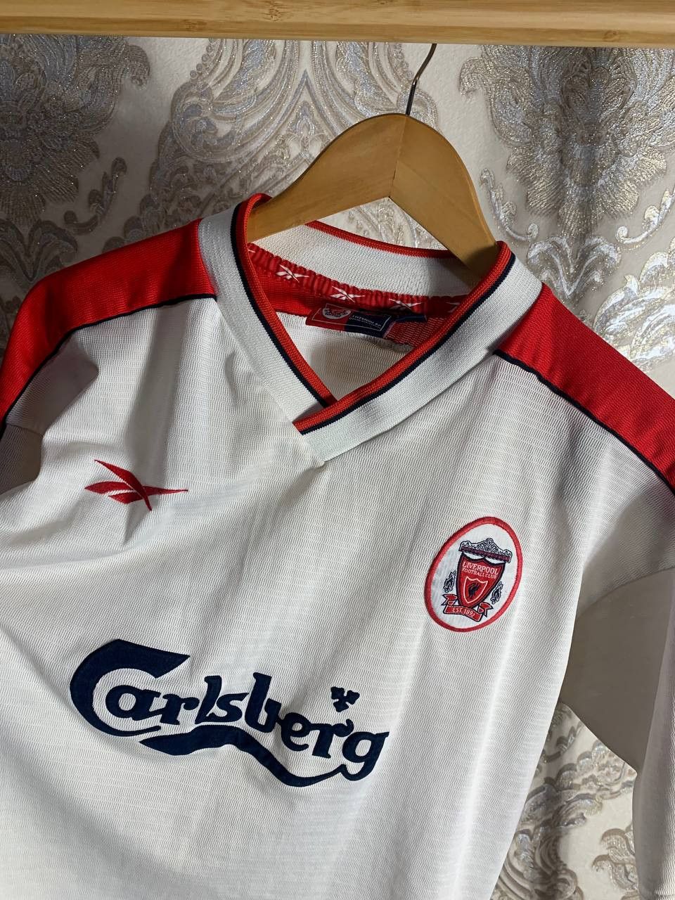 Reebok Vintage Reebok FC Liverpool England Soccer Jersey Retro Size US L / EU 52-54 / 3 - 5 Thumbnail
