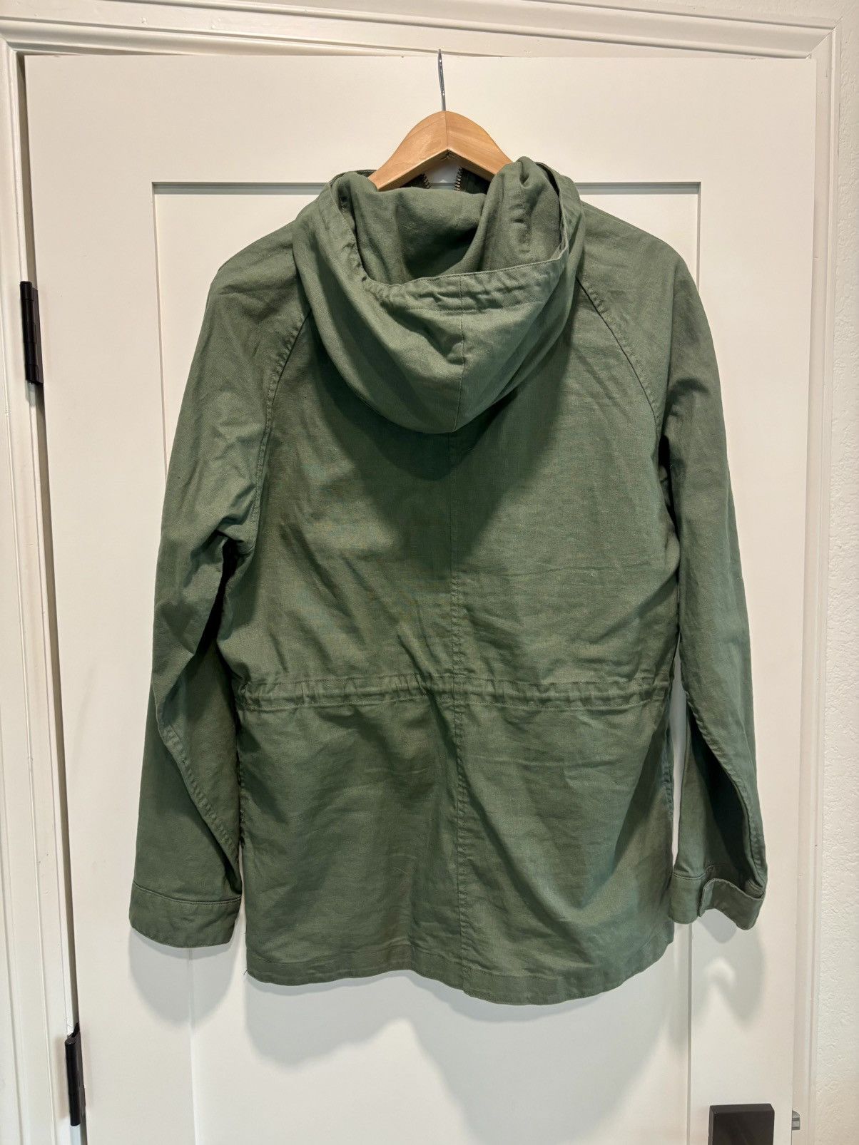 Fujito Fujito Sage Green Linen Anorak Size US S / EU 44-46 / 1 - 2 Thumbnail
