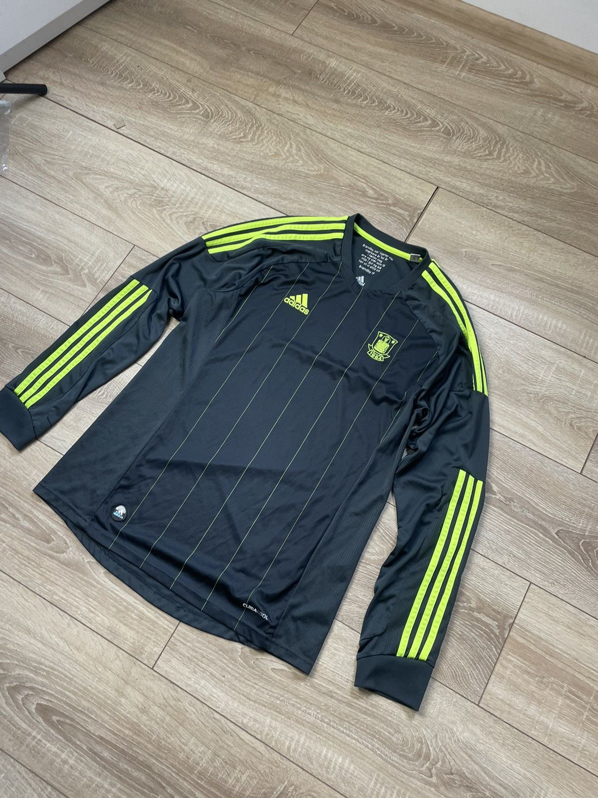 Adidas Brondby IF 2011 Football Shirt Adidas Away Jersey Longsleeve Size US M / EU 48-50 / 2 - 2 Thumbnail