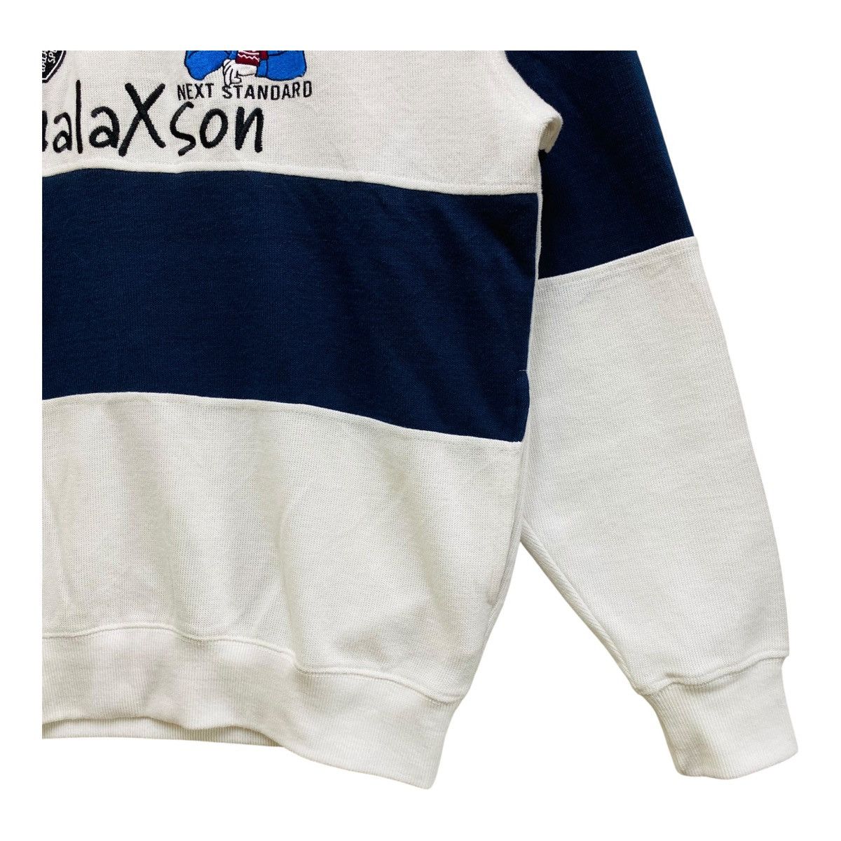 Vintage Vintage GalaXson Striped Rugby Shirt Japanese Streetwear Size US L / EU 52-54 / 3 - 4 Thumbnail