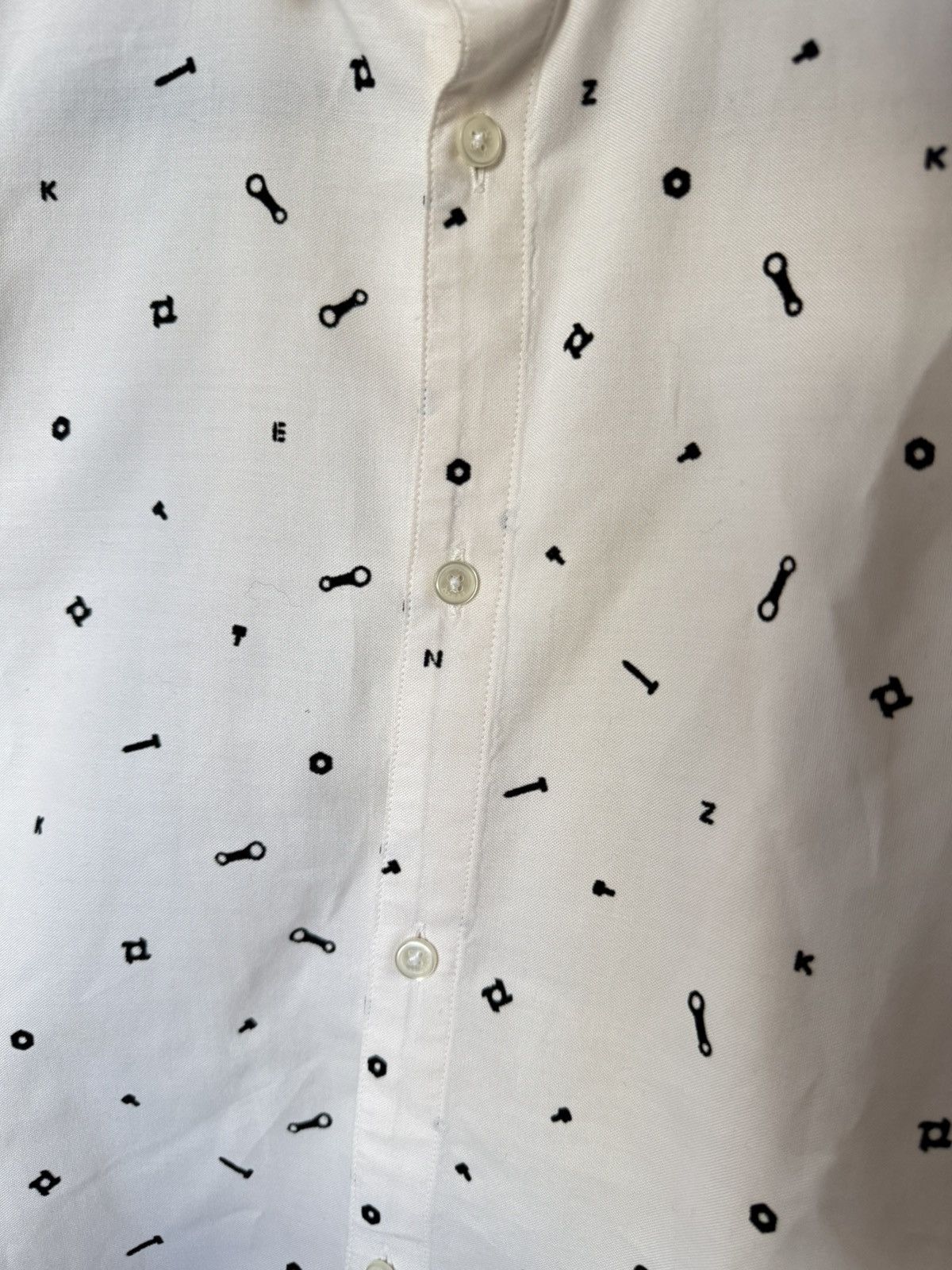 Kenzo Kenzo Runway Sample Logo Embroidered Buttondown Size US S / EU 44-46 / 1 - 4 Thumbnail