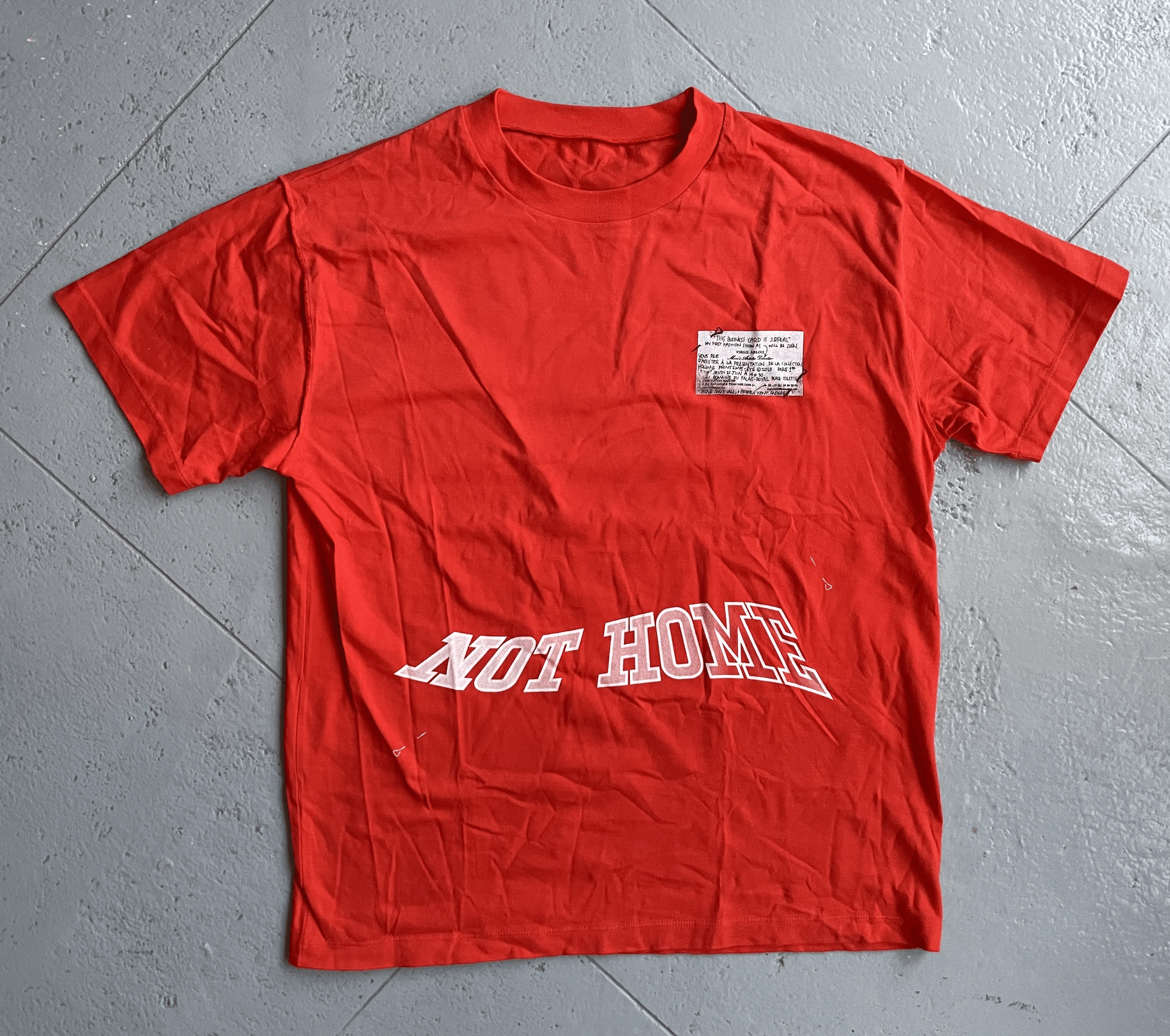 image of Louis Vuitton Virgil Abloh Ss19 Maiden Collection Shirt in Red/Orange, Men's (Size Medium)
