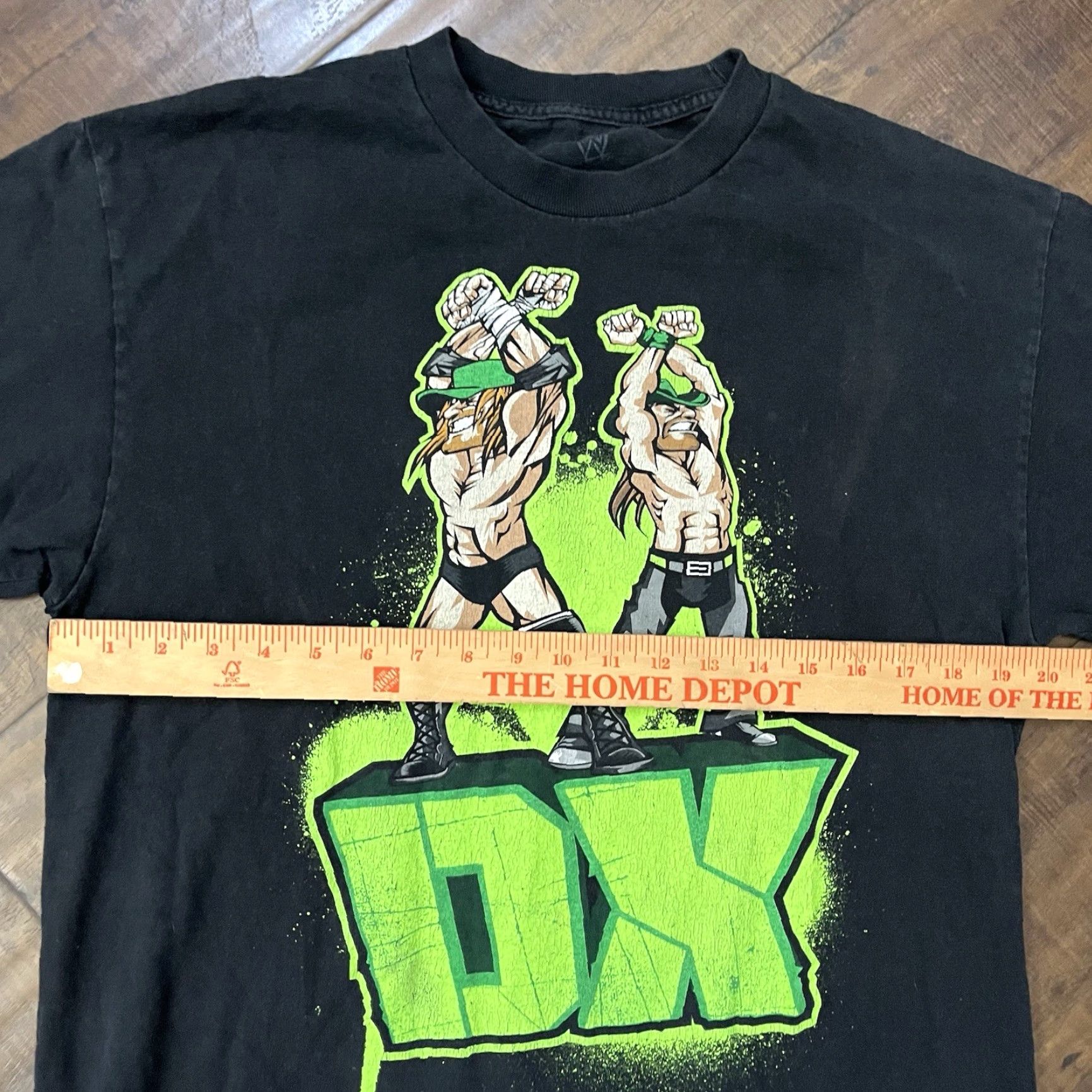 Vintage VINTAGE WWE DX Army Degeneration X Wrestling Tee T Shirt L BLACK Men Short Sleeve 1990s WWf NWO Triple H 90s Size US L / EU 52-54 / 3 - 6 Thumbnail