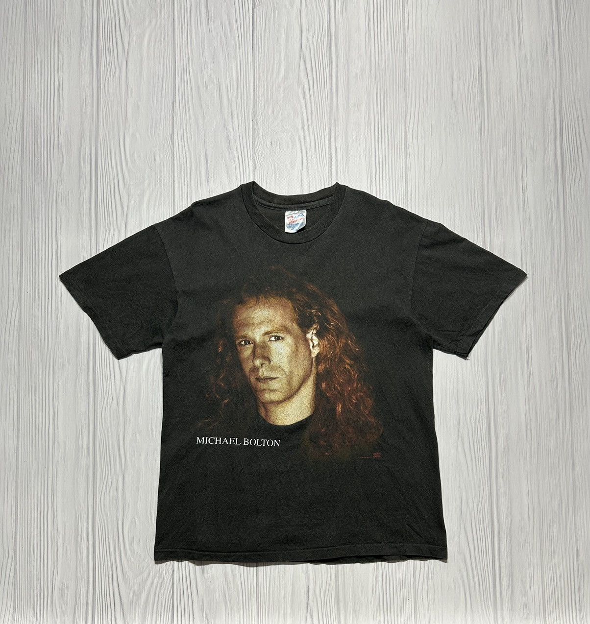 Band Tees Vintage 1993 Singer Michael Bolton Timeless Tour T-Shirt Size US L / EU 52-54 / 3 - 1 Thumbnail