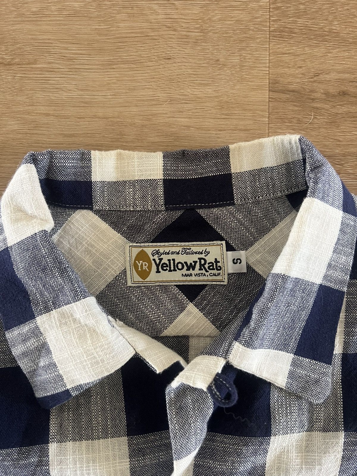 Self Edge × Yellow Rat Yellow Rat Plaid Shirt Size US S / EU 44-46 / 1 - 2 Thumbnail