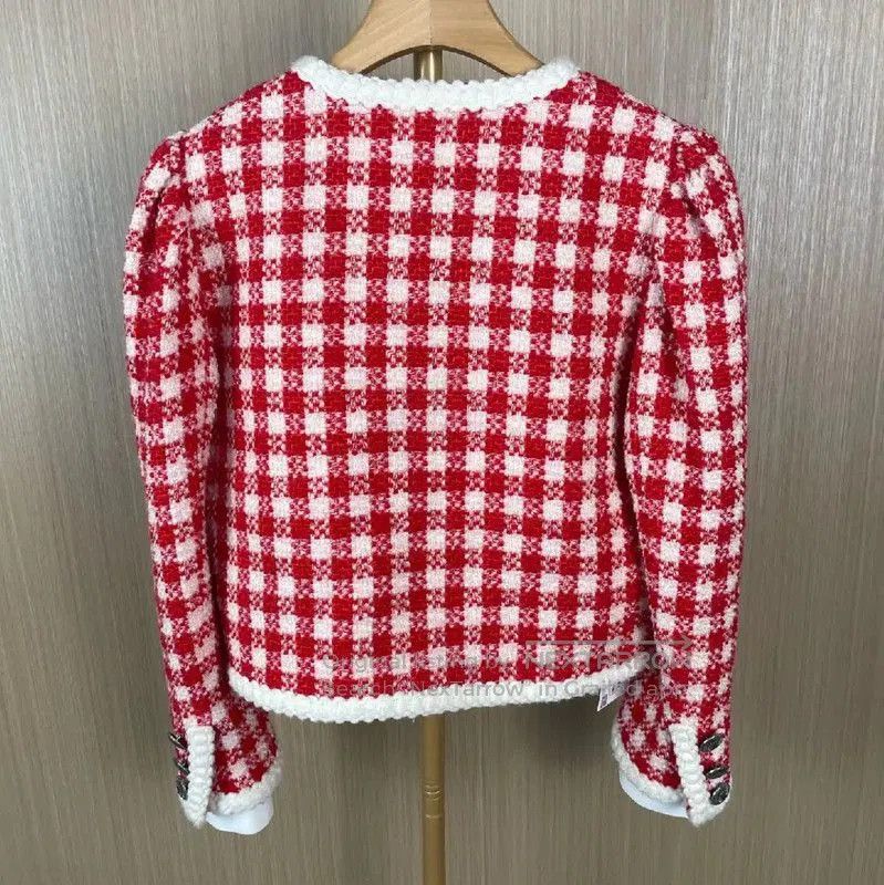 Miu Miu Miu Miu Red Wool Cardigan for Women . Size L / US 10 / IT 46 - 2 Thumbnail