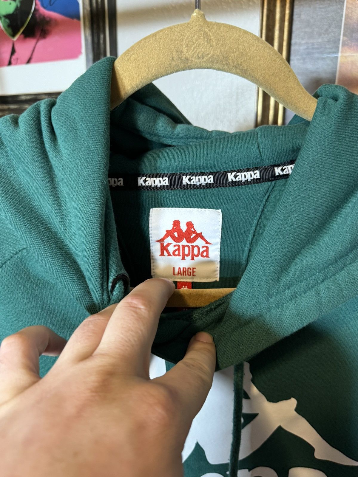 Kappa Kappa Hoodie Size US L / EU 52-54 / 3 - 5 Thumbnail
