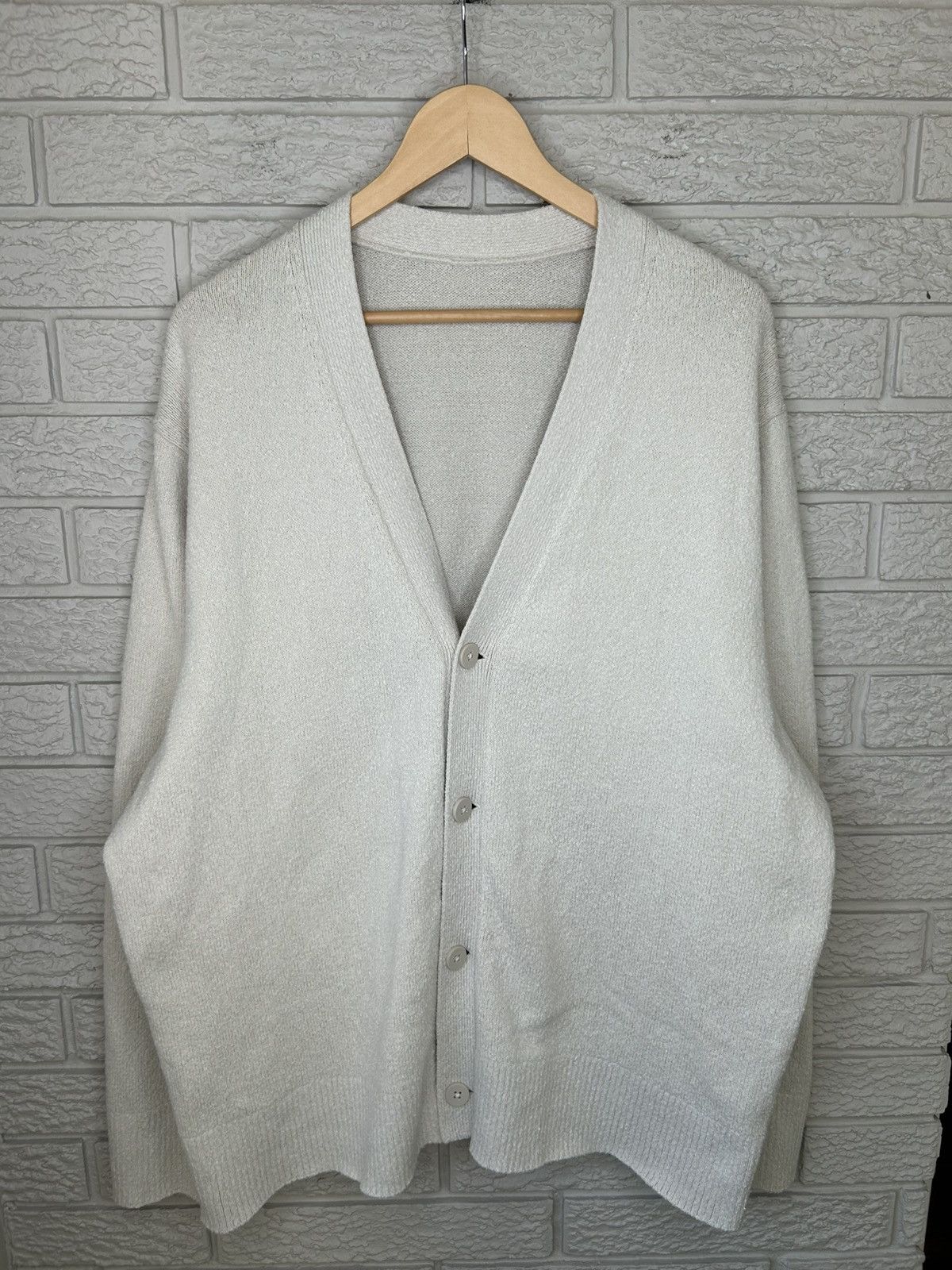 Lululemon Lululemon Merino Wool Blend Cream Cardigan Size US XL / EU 56 / 4 - 1 Thumbnail