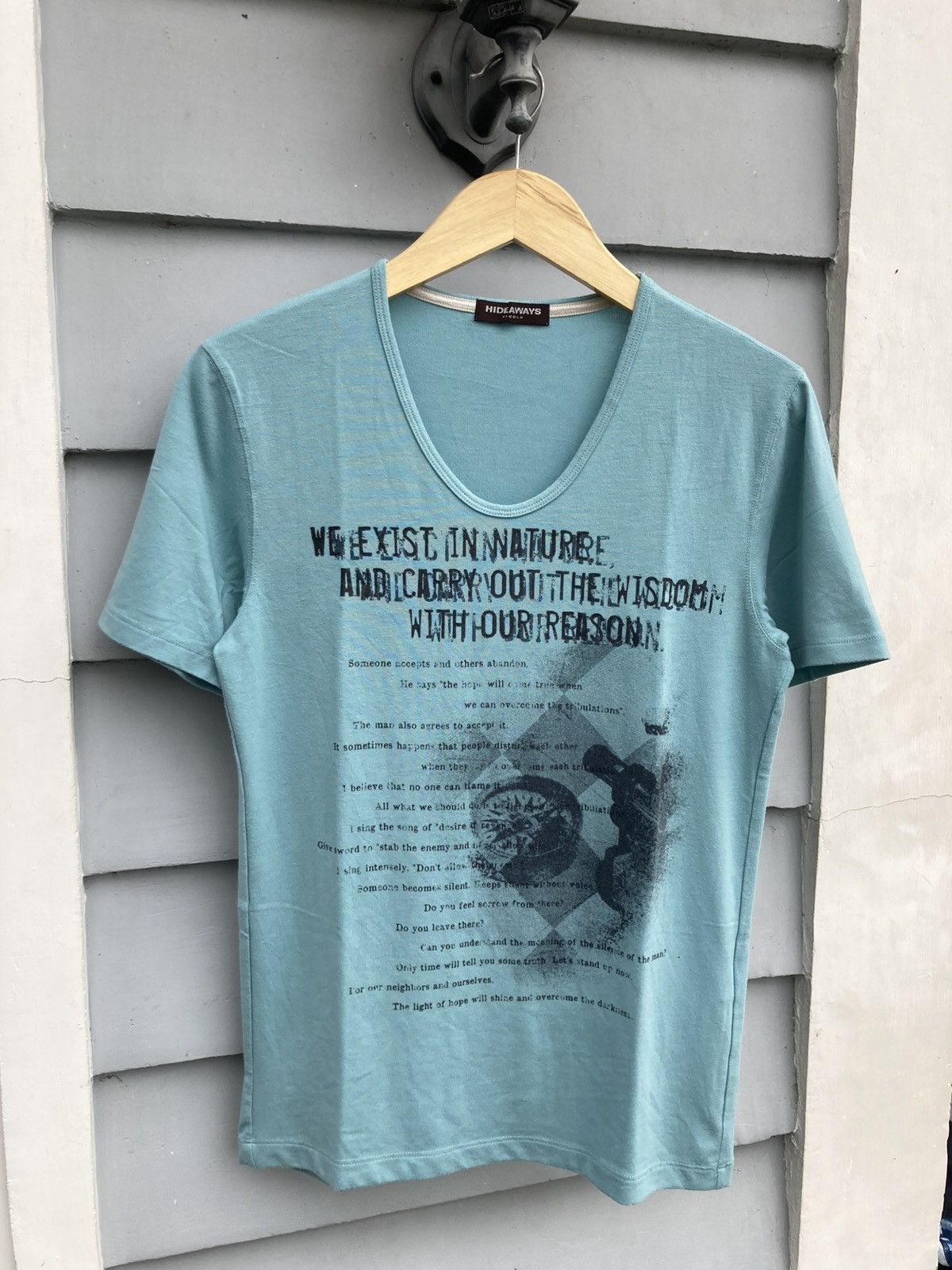 Japanese Brand × Vintage Japanese Brand Classic Poem Tshirt Archival Archive Size US S / EU 44-46 / 1 - 1 Thumbnail