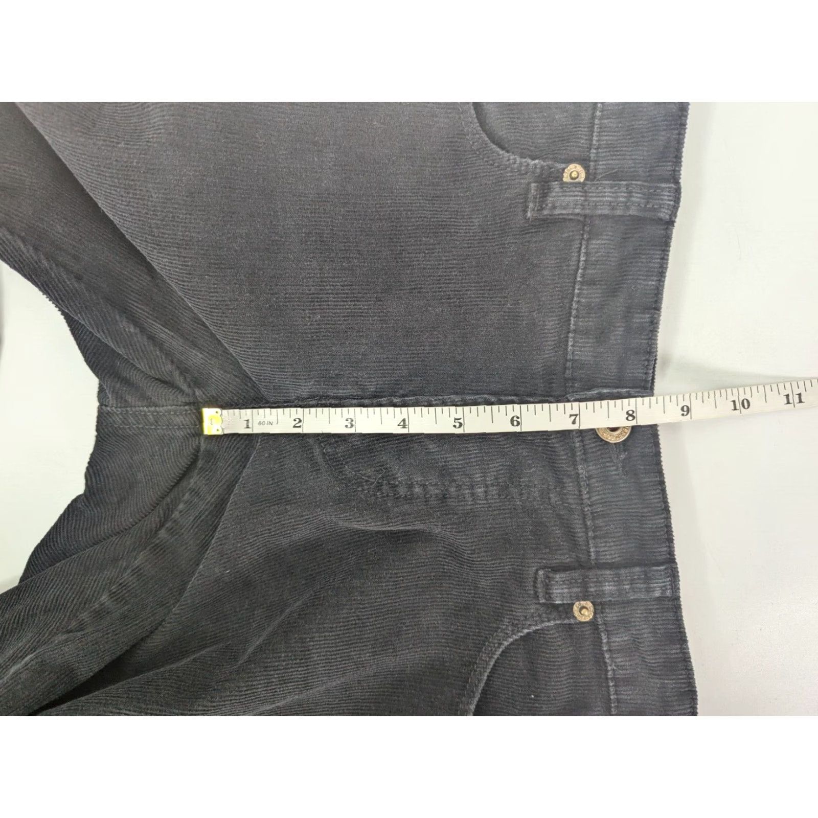 Vintage VINTAGE Polo Jeans Co. Ralph Lauren Corduroy Black Pants Women's 8x32 Flap Back Pockets Size 30" / US 8 / IT 44 - 7 Thumbnail