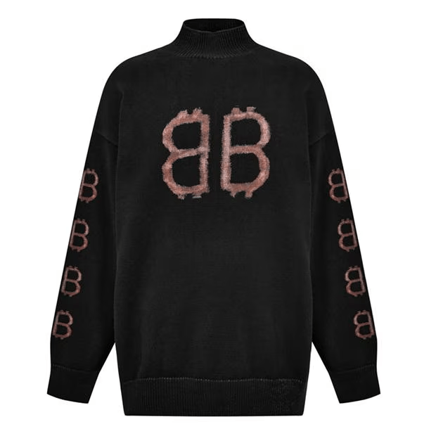 Balenciaga Crypto Bb-Print Hoodie Size US M / EU 48-50 / 2 - 1 Thumbnail