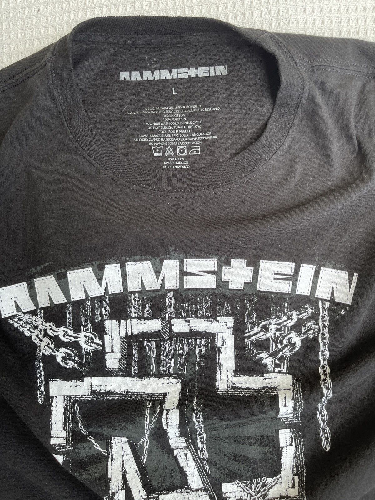 Band Tees Last Drop🔥Rare🔥Vintage RAMMSTEIN Rock Band T Shirt Size US L / EU 52-54 / 3 - 4 Thumbnail