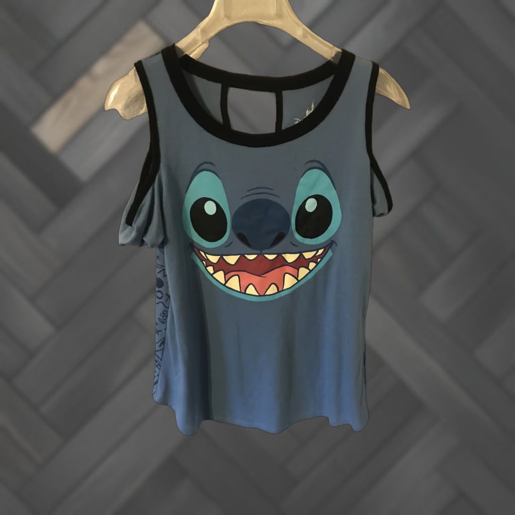 Disney Disney Stitch Tee Shirt Women M Blue Disney Parks Stitch Tee Sz M Size M / US 6-8 / IT 42-44 - 1 Thumbnail