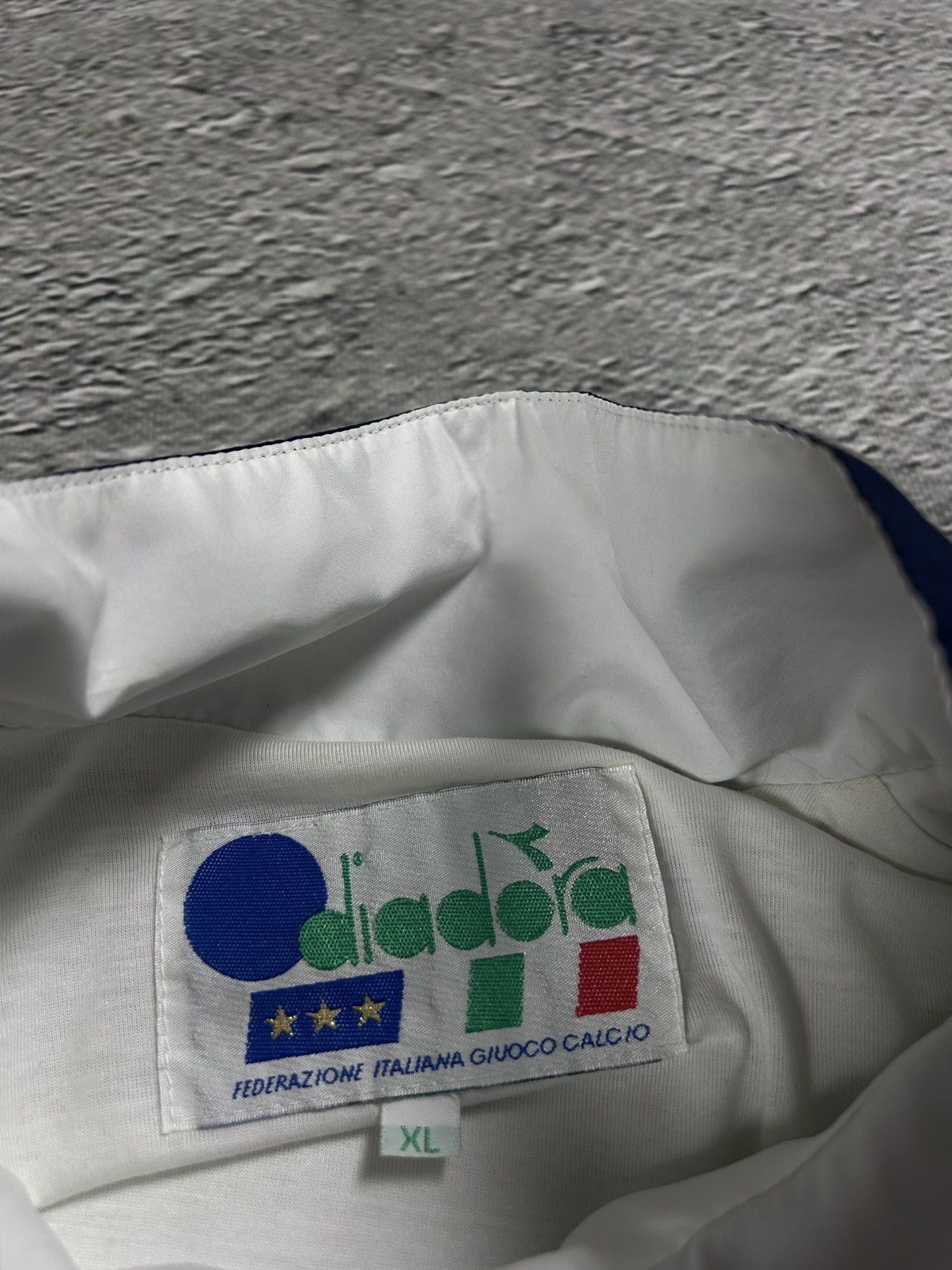 Diadora Diadora Italy vintage Track Jacket white 90s Size US XL / EU 56 / 4 - 5 Thumbnail