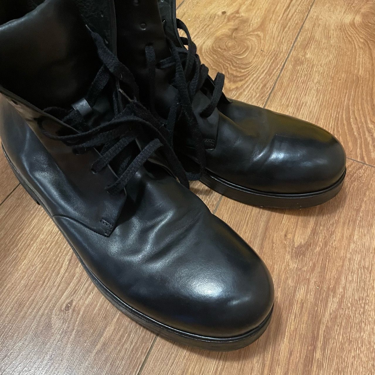 image of Zucca Zeppa Lace Up Ankle Boot Black Mm1178, Men's