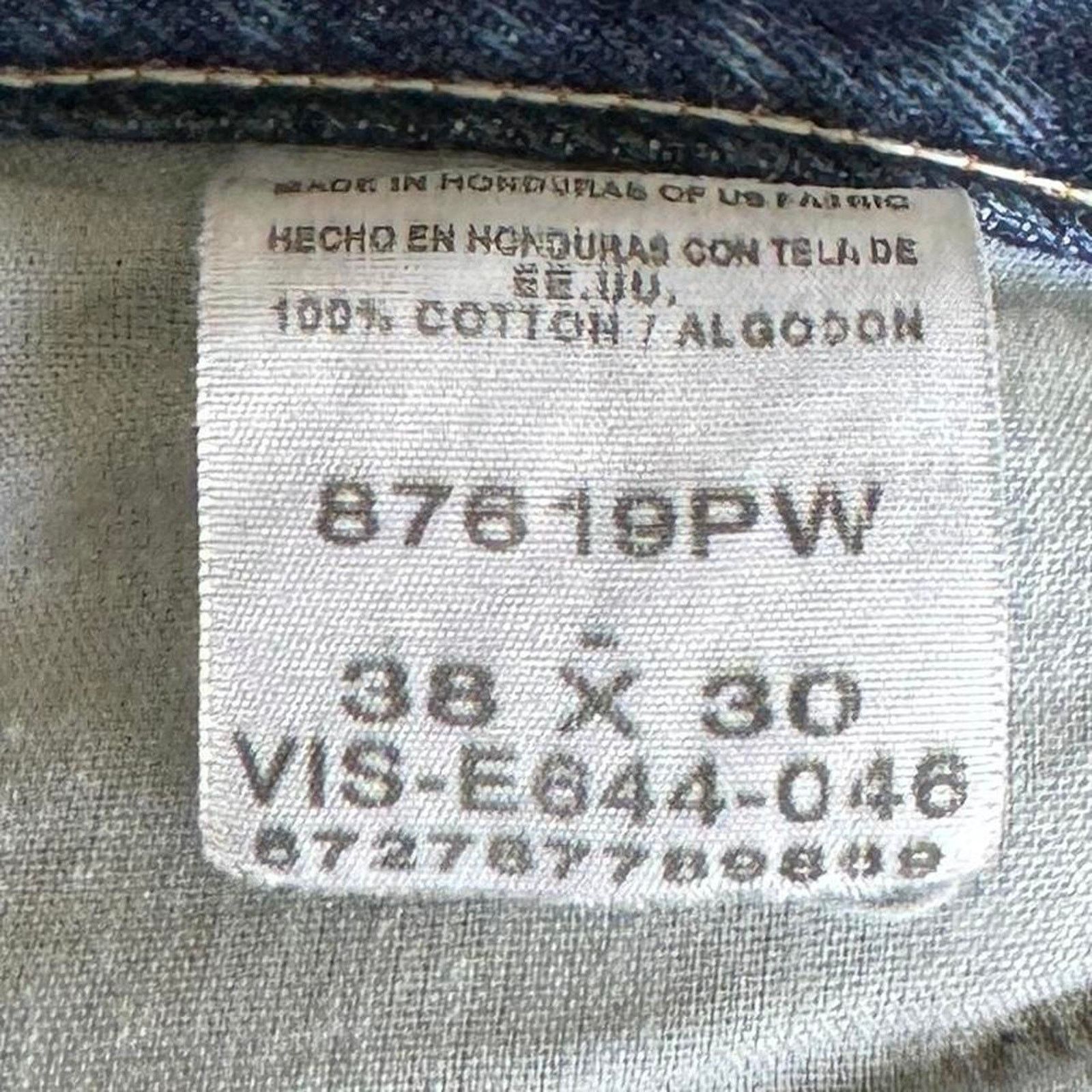 Levi's × Rustler Vintage Y2K Rustler Straight Fit Essential Blue Denim Jeans Size US 36 / EU 52 - 4 Thumbnail