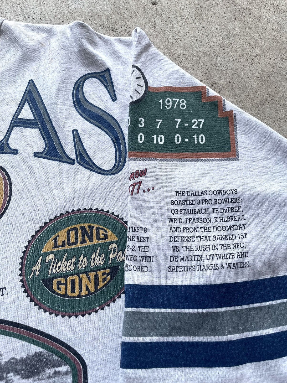 NFL Vintage 90s Dallas Cowboys All Over Print T Shirt Size Large Size US L / EU 52-54 / 3 - 21 Thumbnail