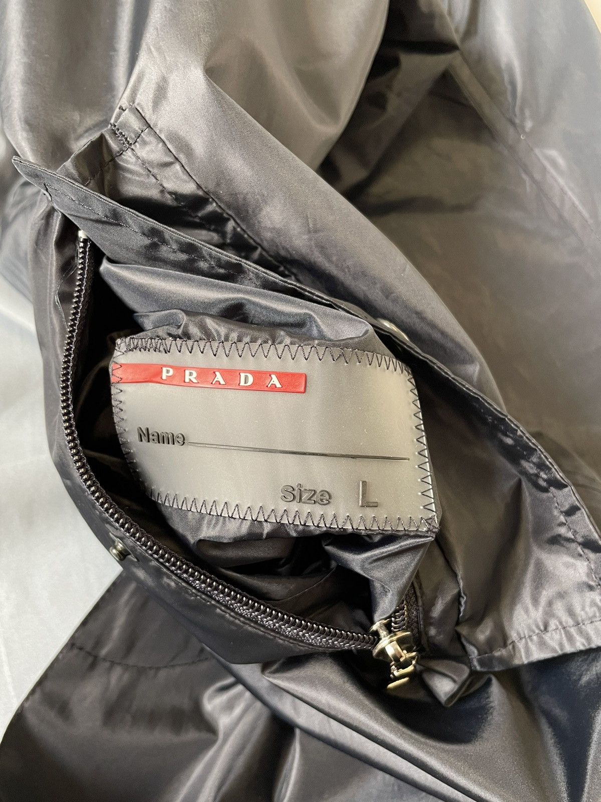 Prada Dark Blue Nylon Zip Mac Jacket Size US M / EU 48-50 / 2 - 11 Thumbnail