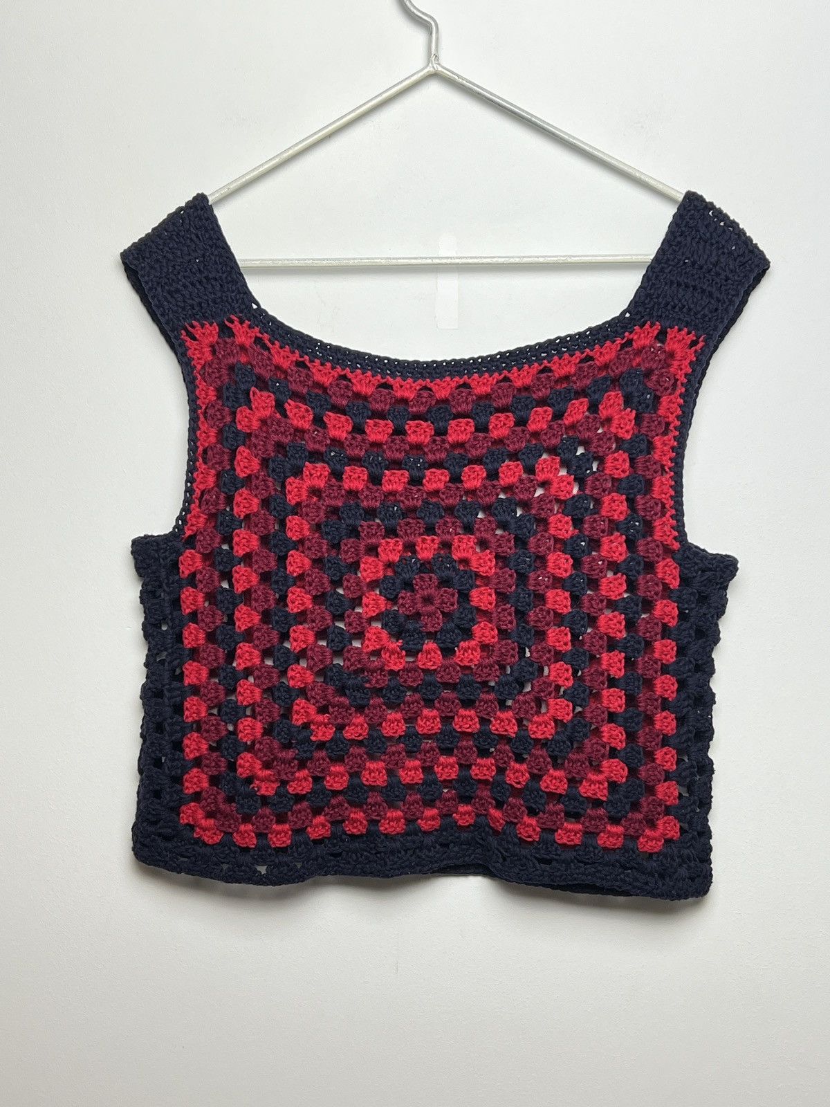 Seditionaries 1/1 handmade crochet kapital vibe sweater Size US S / EU 44-46 / 1 - 6 Thumbnail