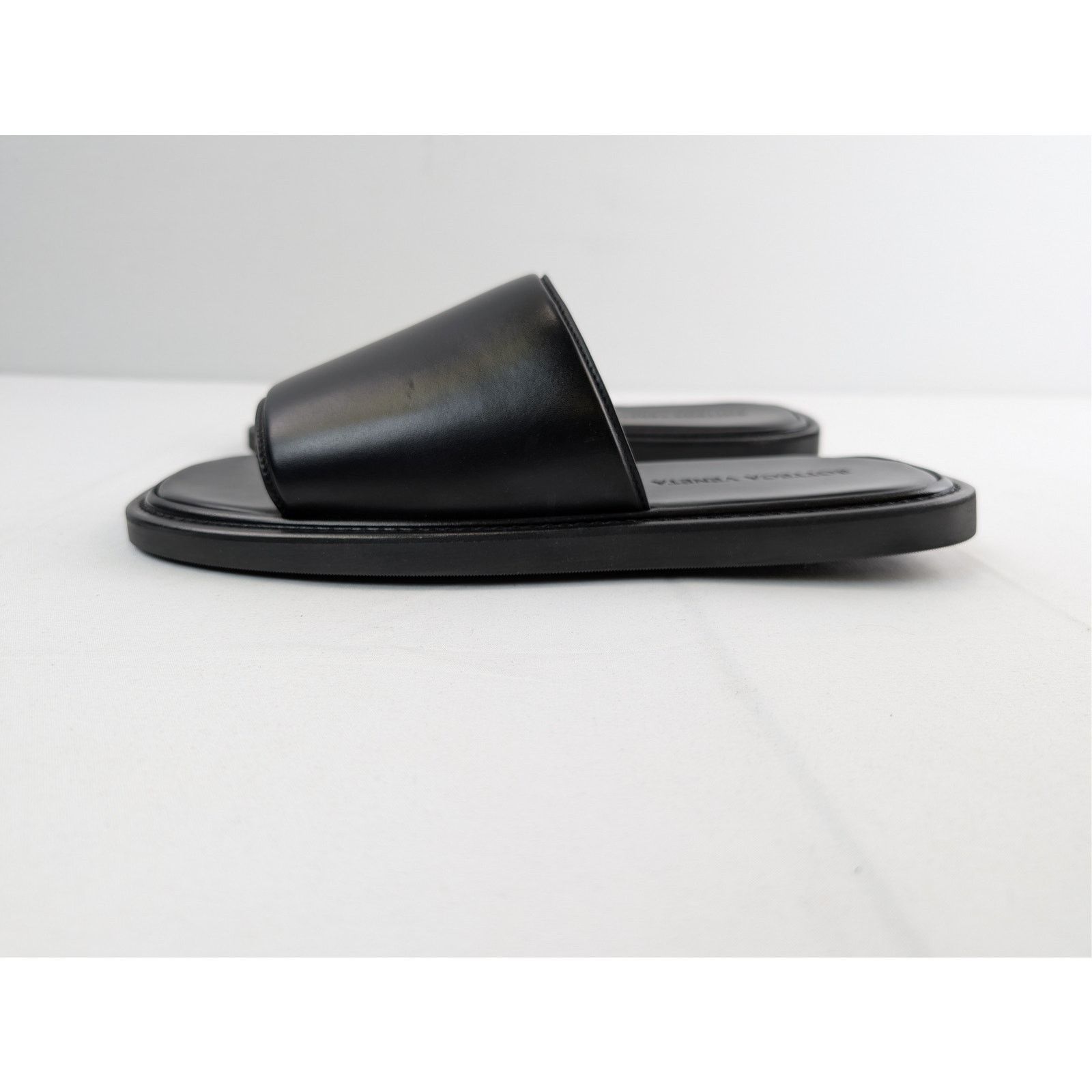 Bottega Veneta o1rshd1 Leather Sandals Slippers in Black Size US 9 / EU 42 - 10 Thumbnail