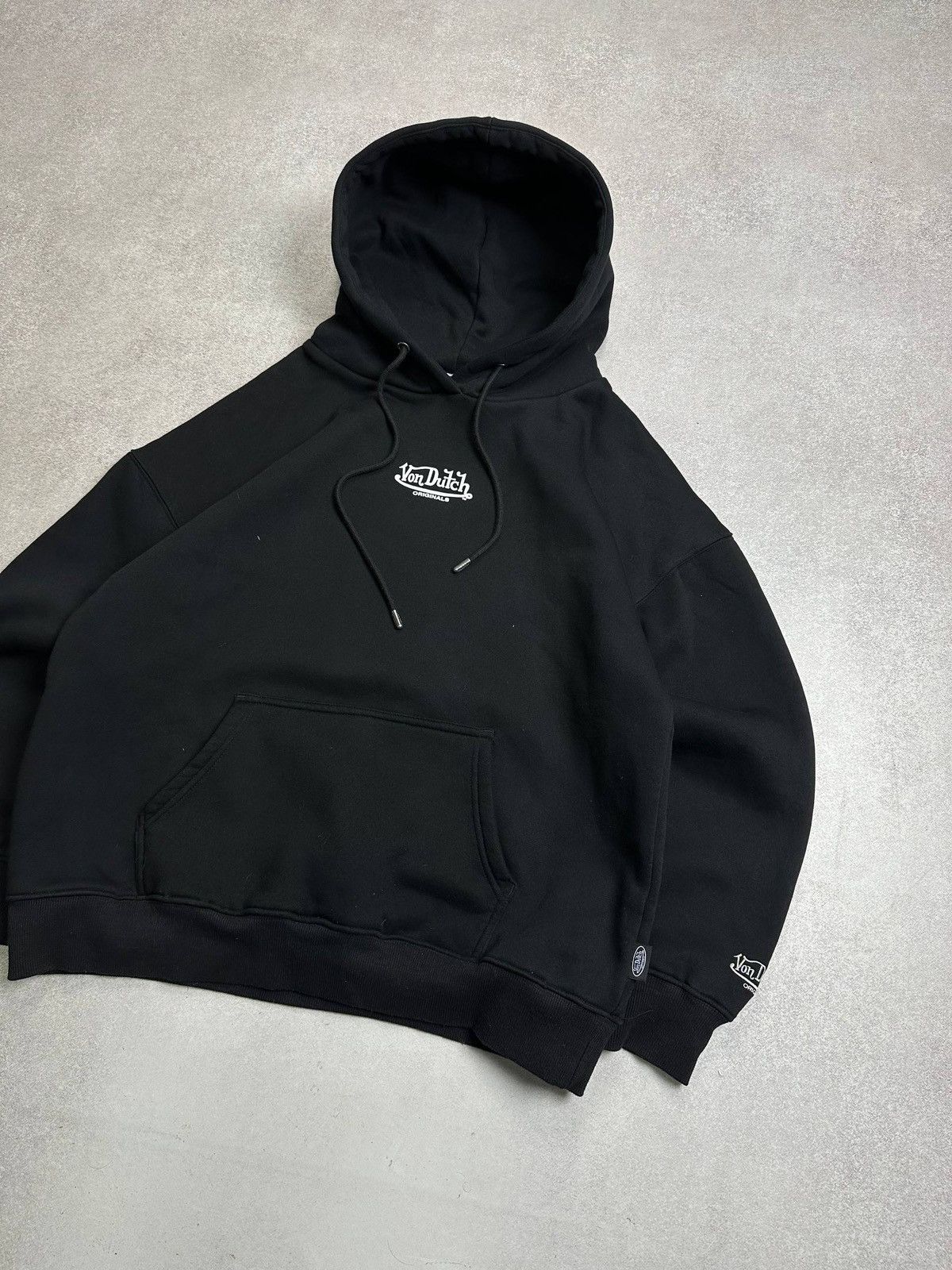 Von Dutch Von Dutch Big Logo Black Boxy Hoodie M Size US M / EU 48-50 / 2 - 3 Thumbnail
