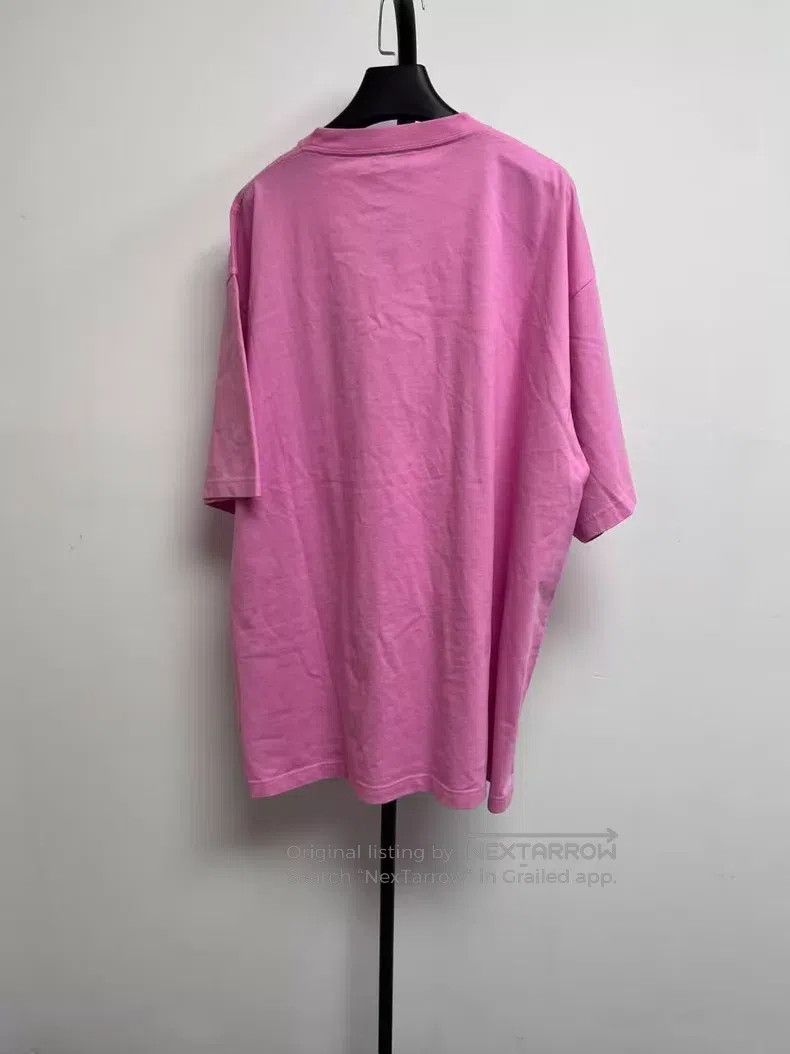 Balenciaga Balenciaga Logo Alphabet Embroidered Cotton Short Sleeve T Size L / US 10 / IT 46 - 2 Thumbnail