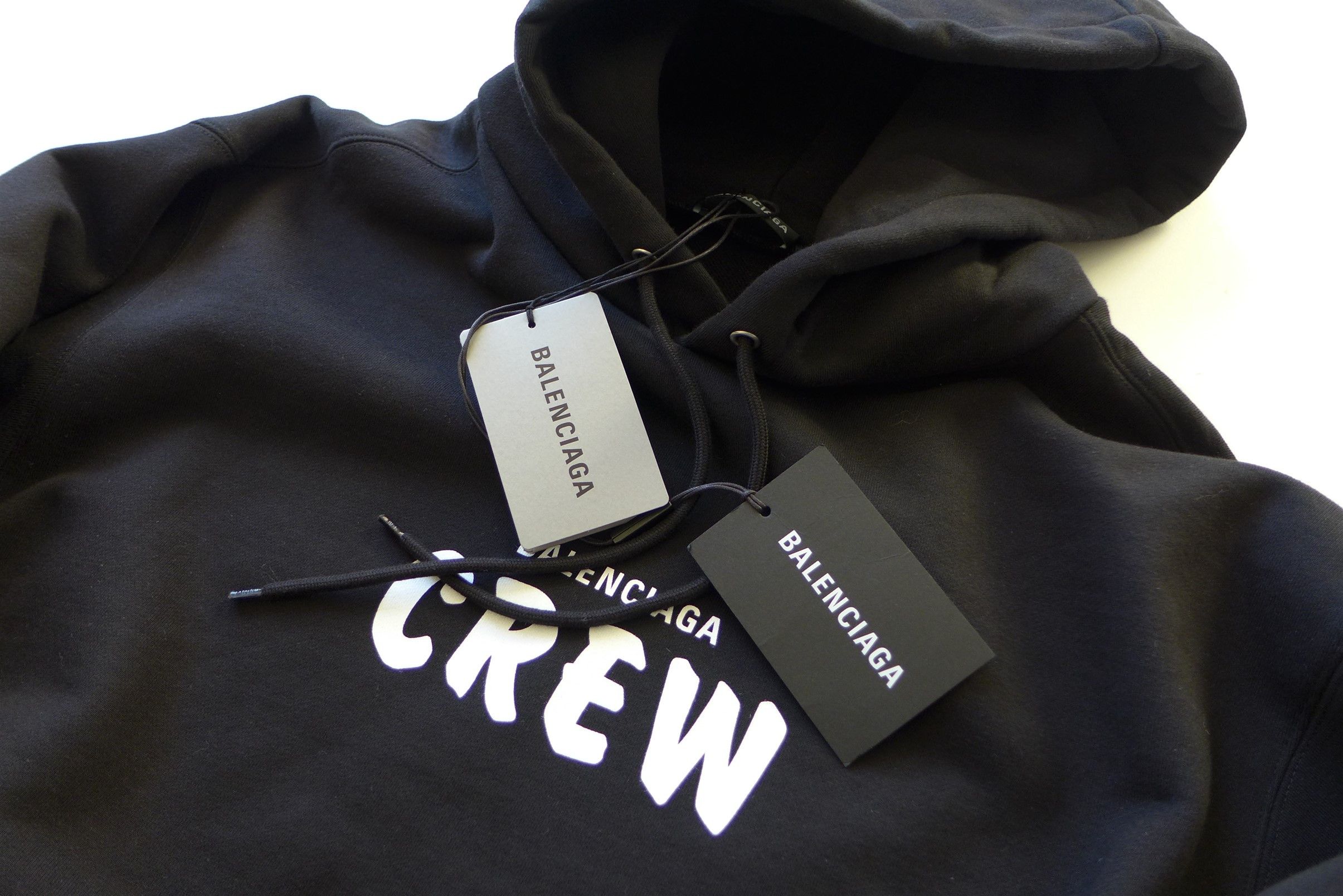 Balenciaga Balenciaga FW20 Crew Hoodie - Black Cotton Size US S / EU 44-46 / 1 - 5 Thumbnail