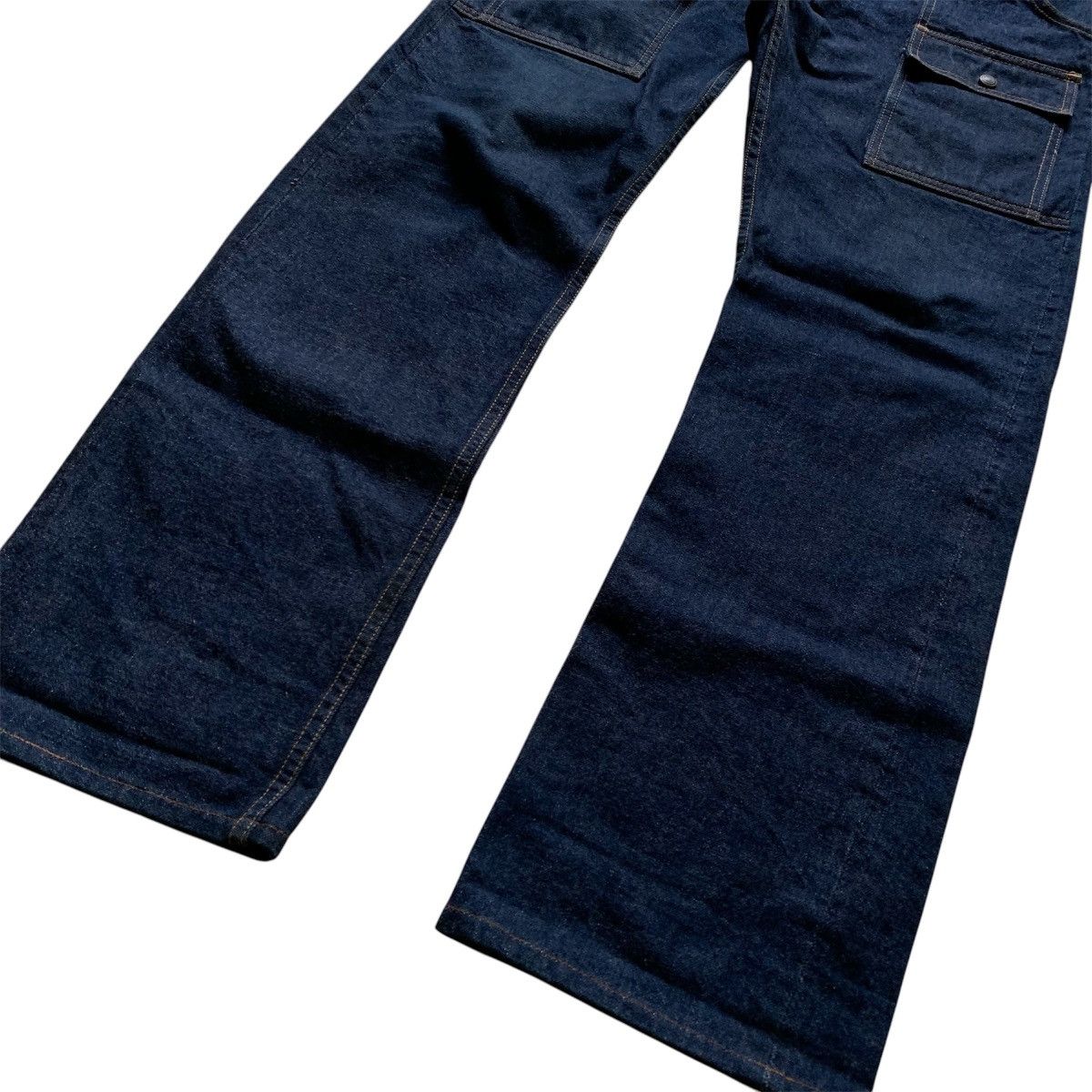 Japanese Brand Vtg 90s Dubble Works Union Made Bush Pants Selvedge Denim Size US 34 / EU 50 - 5 Thumbnail