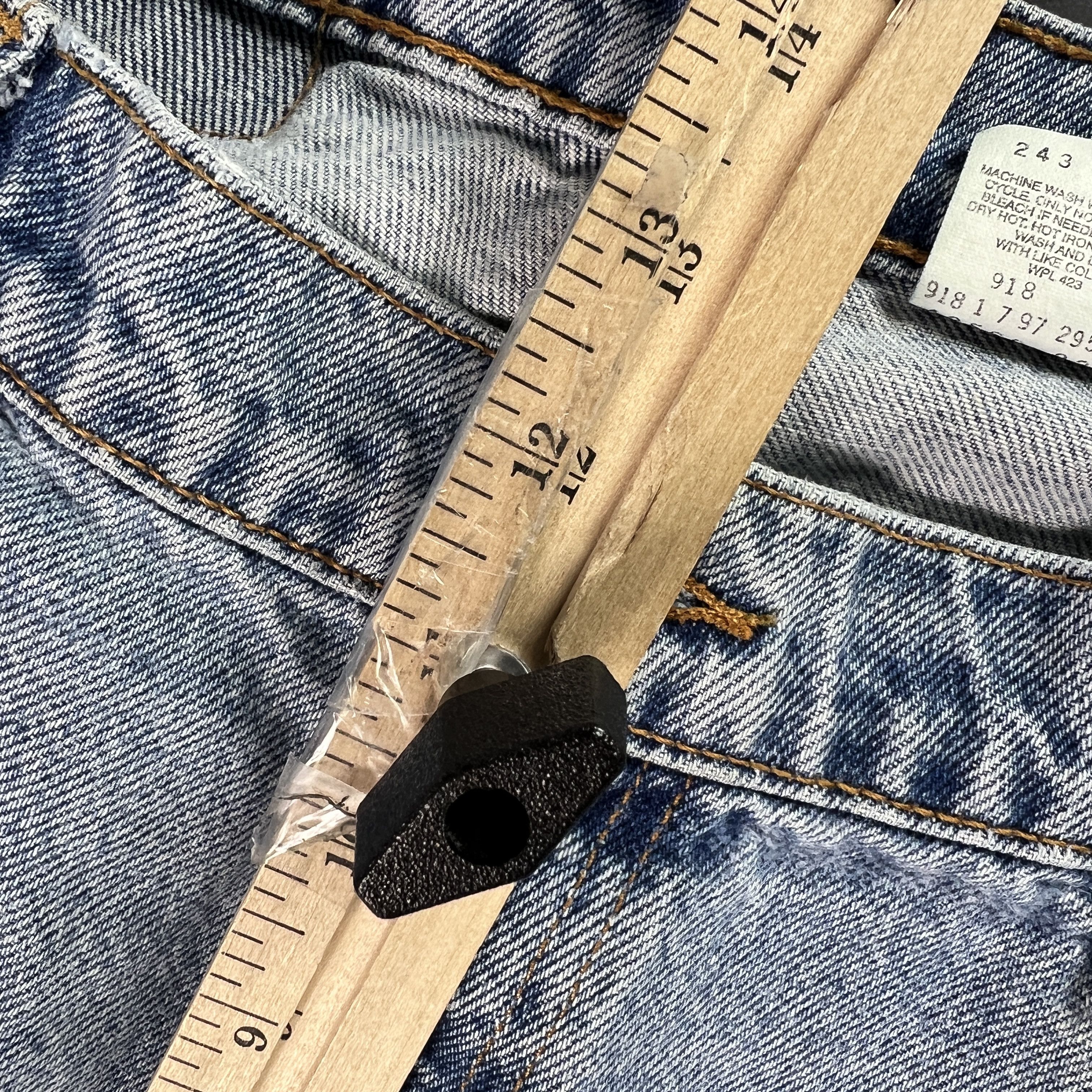 Levi's VTG 90s Levis Jeans 560 Loose Tapered Blue Denim Orange Tab Size US 37 - 19 Thumbnail