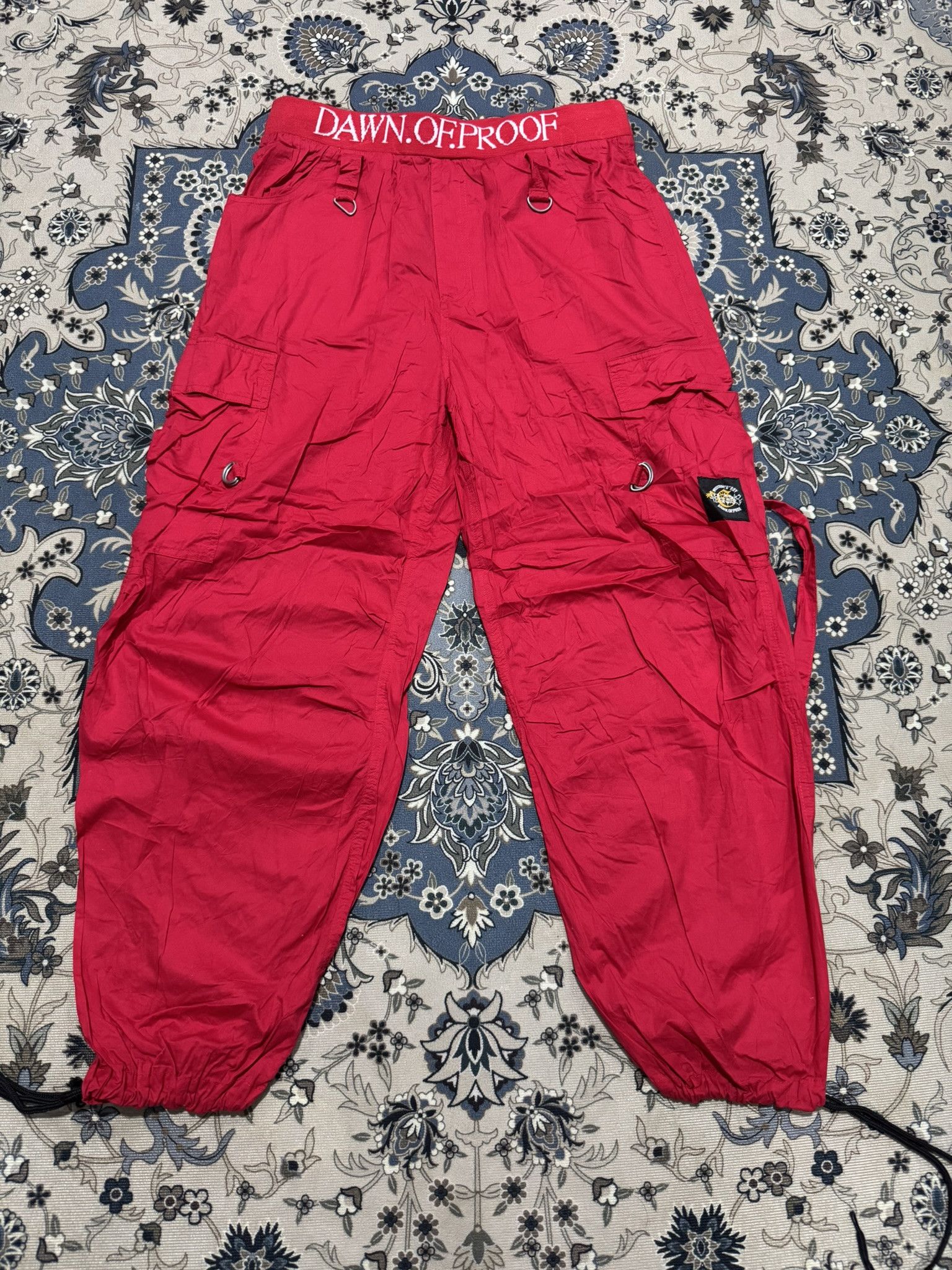 JNCO × Menace Dawn Of Proof Los Angeles Dance Pants Baggy Drawstring Size US 33 - 1 Thumbnail