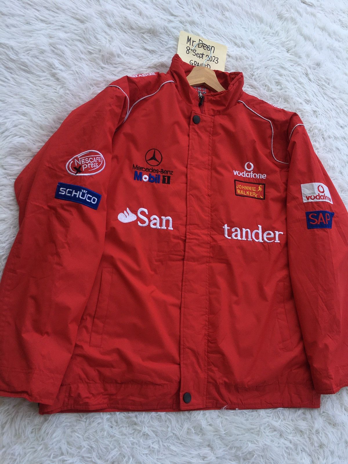 Formula 1 Rare Mercedes Benz x Johnie Walker Racing Jacket Size US XL / EU 56 / 4 - 7 Thumbnail