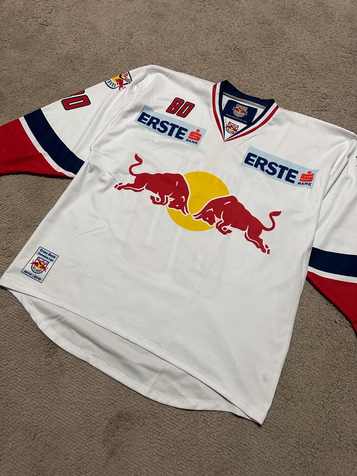Warrior RED BULL SALZBURG 80 KUTLAK 2017/18 ICE HOCKEY SHIRT JERSEY Size US XXL / EU 58 / 5 - 2 Thumbnail