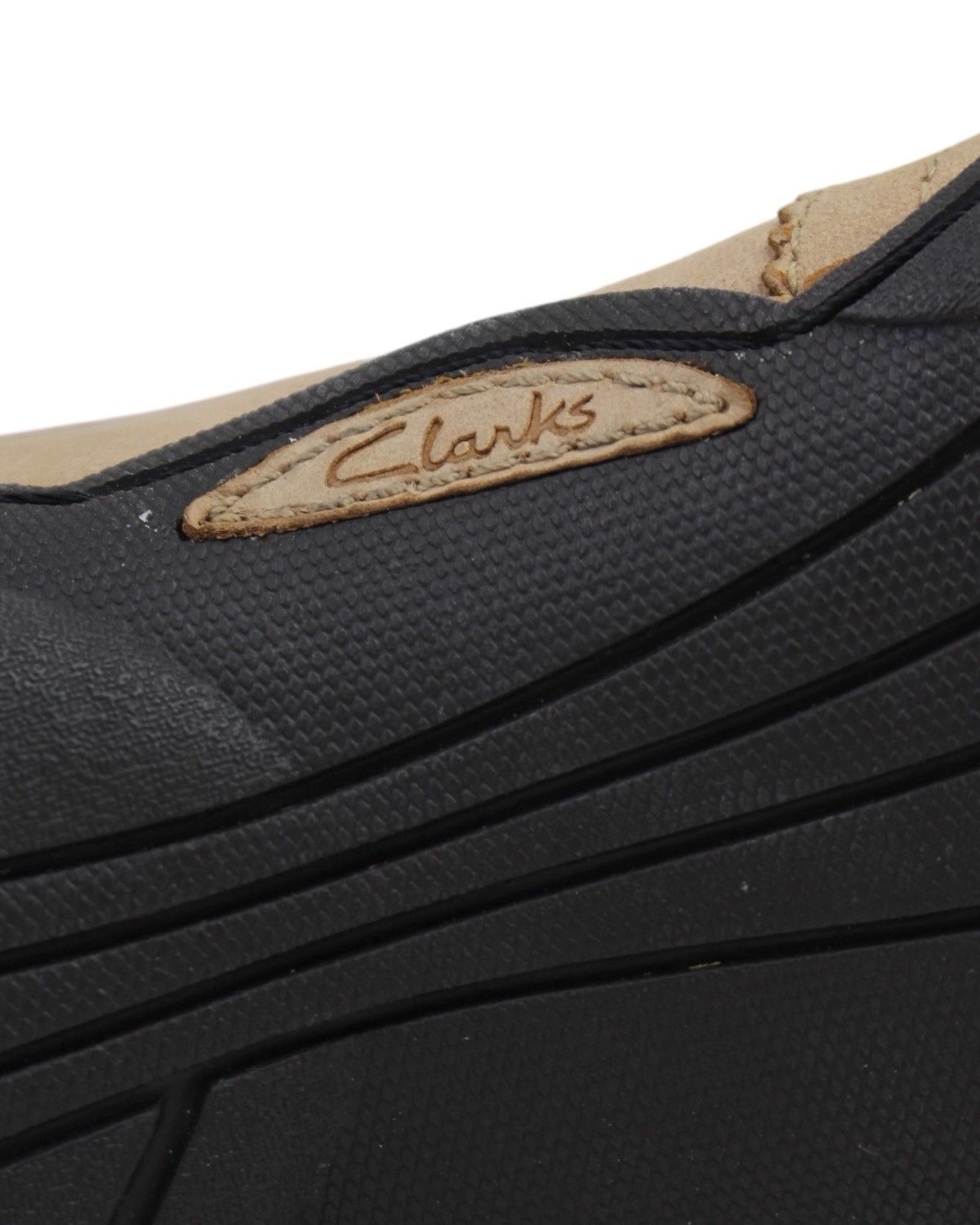 Clarks 2000S CLARKS BEIGE LEATHER CASUAL TRAINERS Size US 7 / EU 40 - 7 Thumbnail