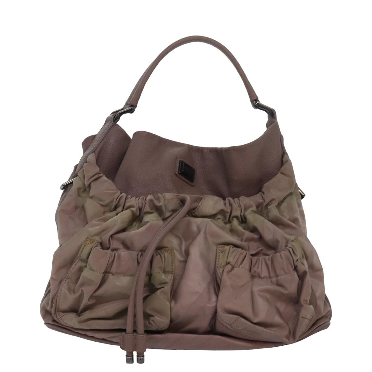 Burberry - Brown Leather Shoulder Bag (Pre-Owned) Size ONE SIZE - 1 Thumbnail