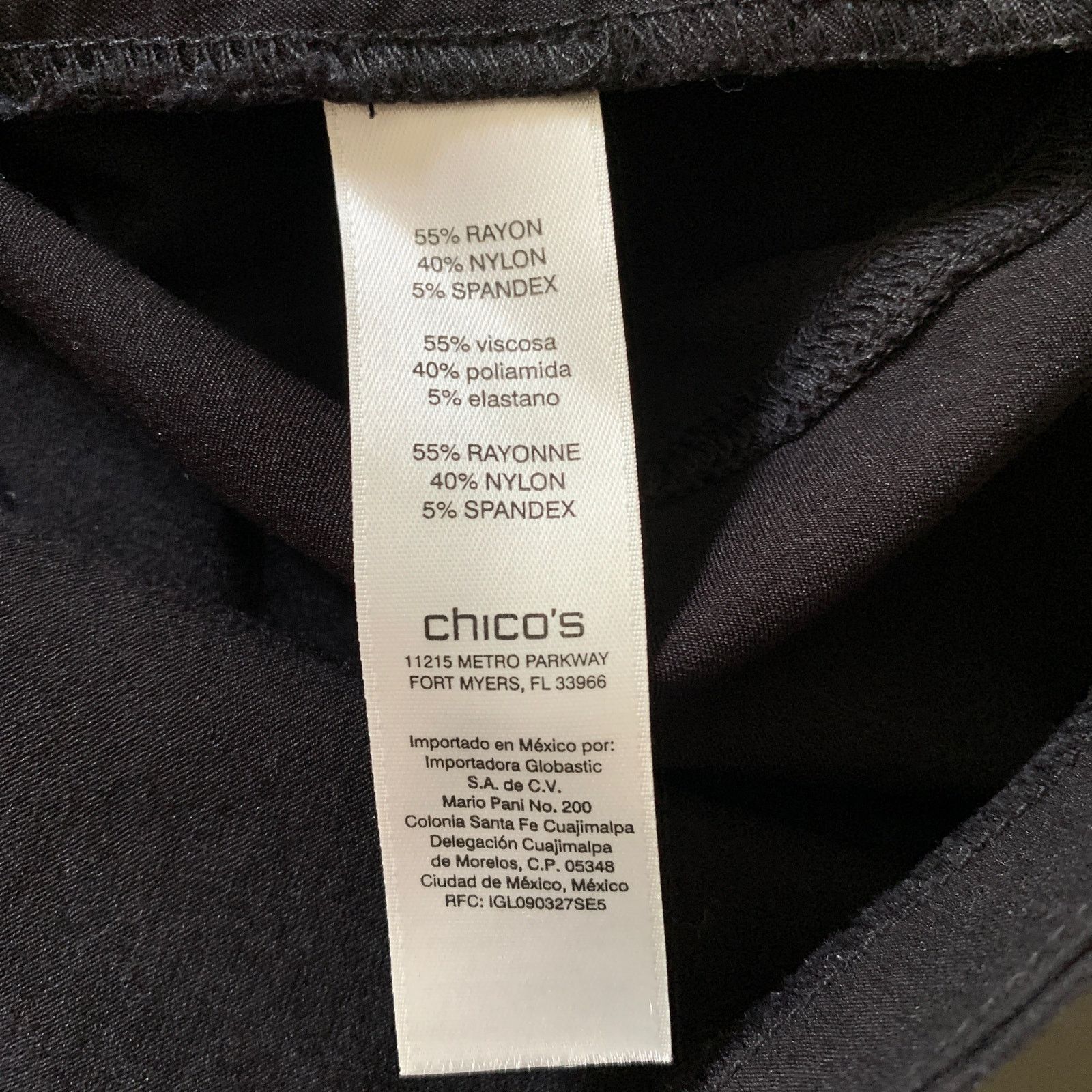 Chicos Chico's Hooded Jacket Black 3/4 Sleeves Full Zip Women Small Size S / US 4 / IT 40 - 8 Thumbnail